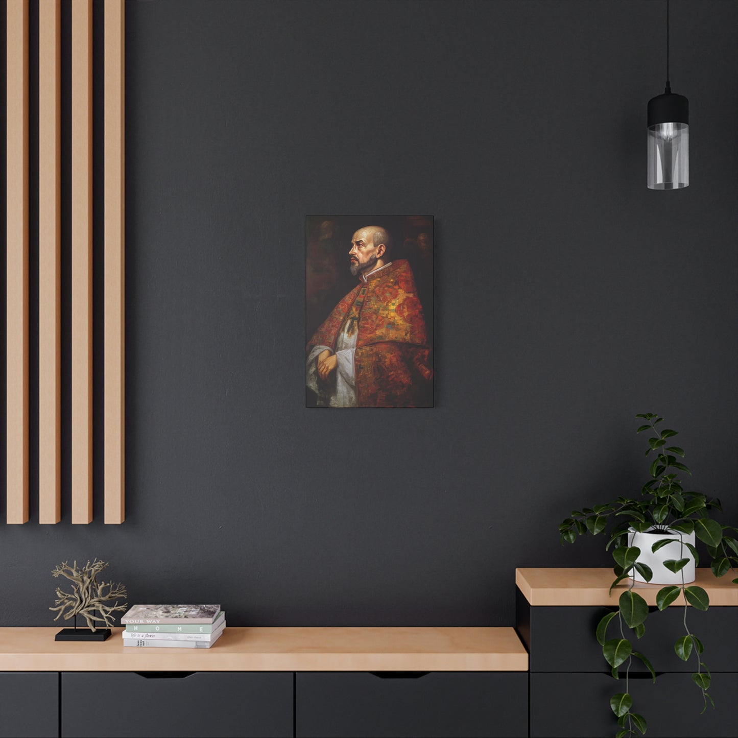 Saint Ignatius of Loyola Canvas Print - Multiple Sizes - Catholic Home art - Museum Wrapped Canvas - Sanctified Souls Print