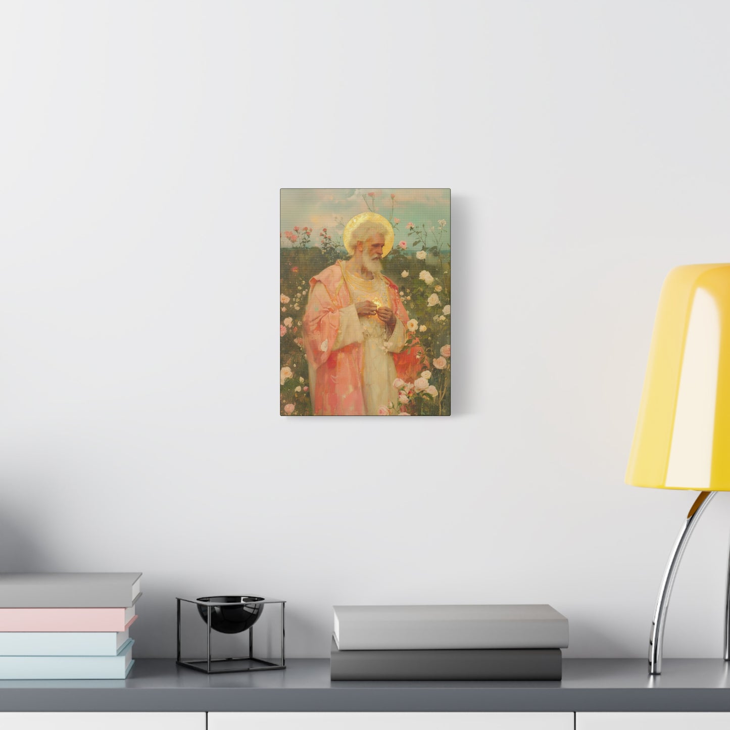 Saint Valentine - Multiple Sizes - Catholic Home art - Museum Wrapped Canvas - Sanctified Souls Print - Catholic Saint Art