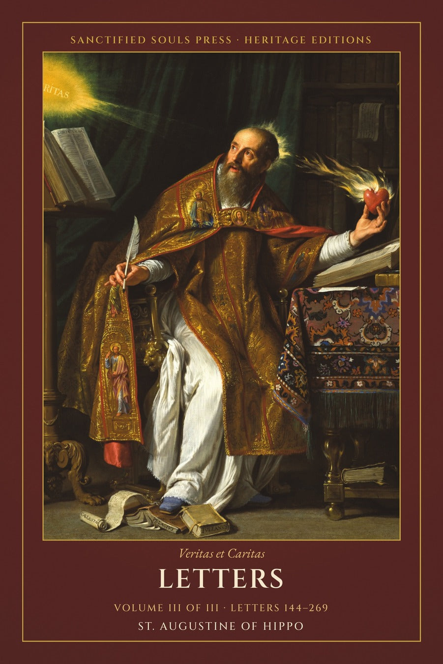 Letters of Saint Augustine, Volume III of III, front cover