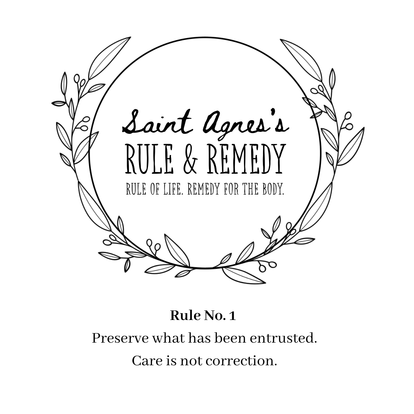 Saint Agnes's Rule & Remedy