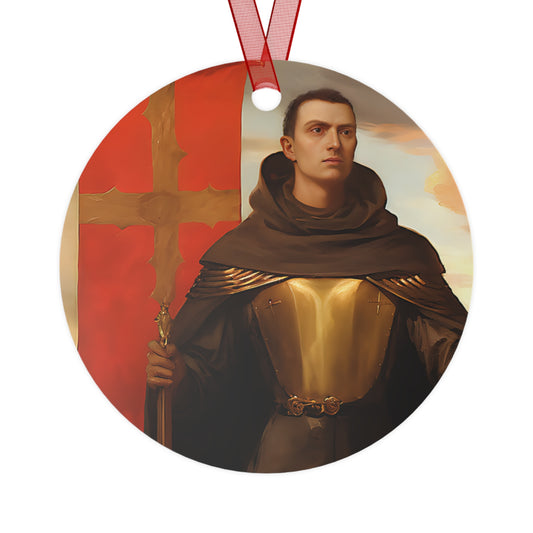 Saint John of Capistrano - Religious Holiday Christmas Ornament and Keepsake - Double sided Keepsake Religious Ornament