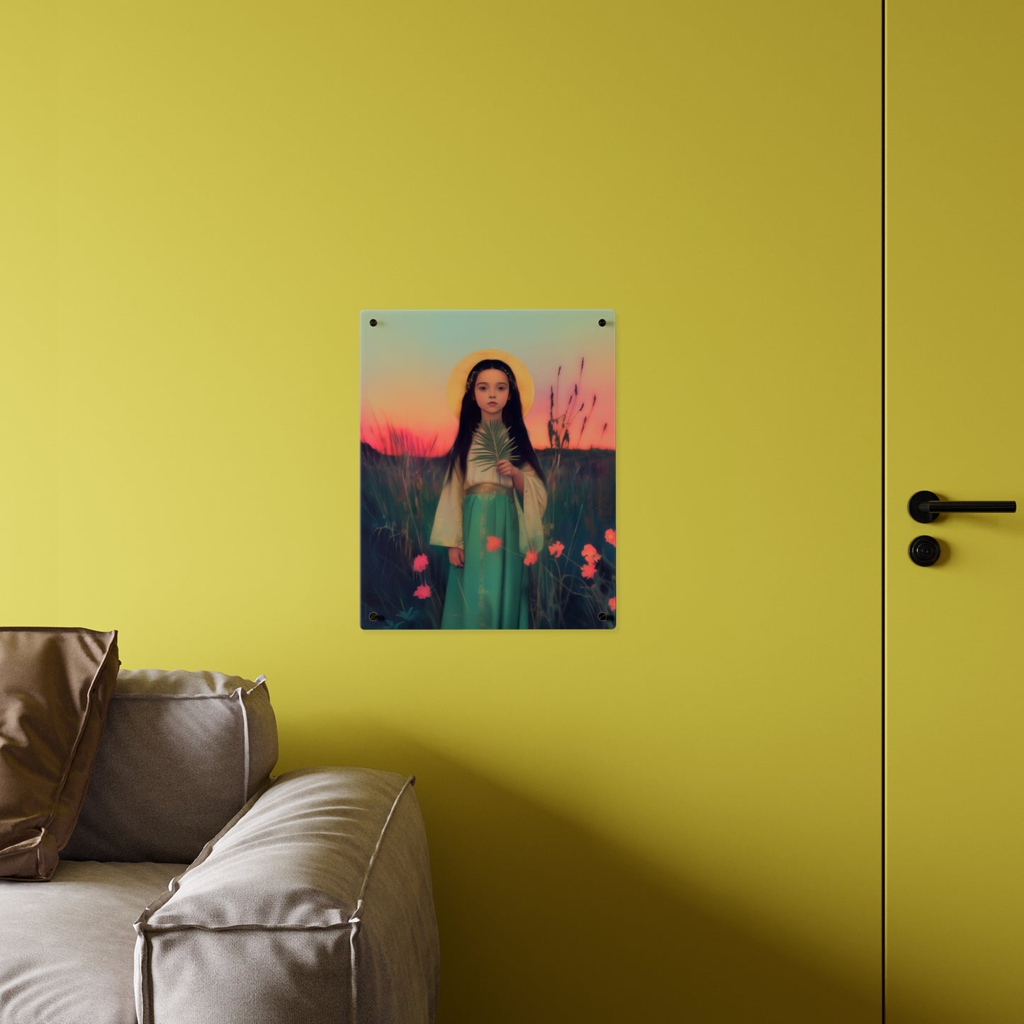 Saint Charity Wall Art Panel - Ready to Hang Acrylic Print - Catholic Saint Art - Patron Saint Print - Martyr of the Church