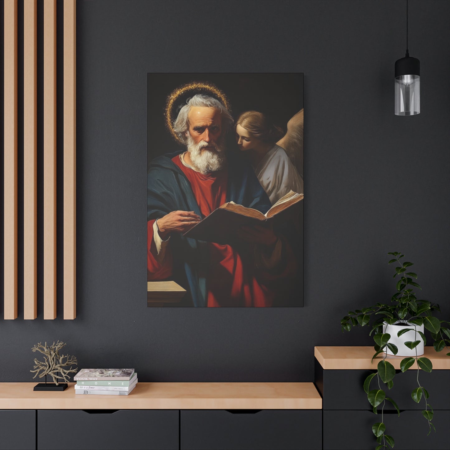 Saint Matthew the Apostle - Gallery Wrapped Canvas - Print - Religious Art for your Home - Catholic