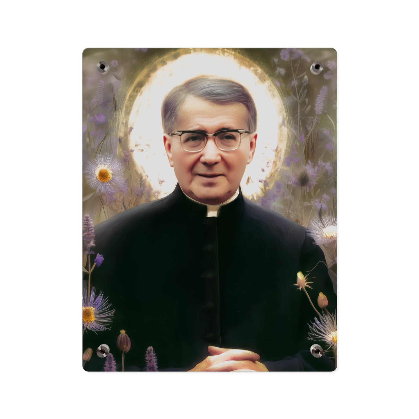 Saint Josemaría Escrivá de Balaguer Acrylic Wall Art Panel - Ready to Hang Acrylic Print - Catholic Saint Art