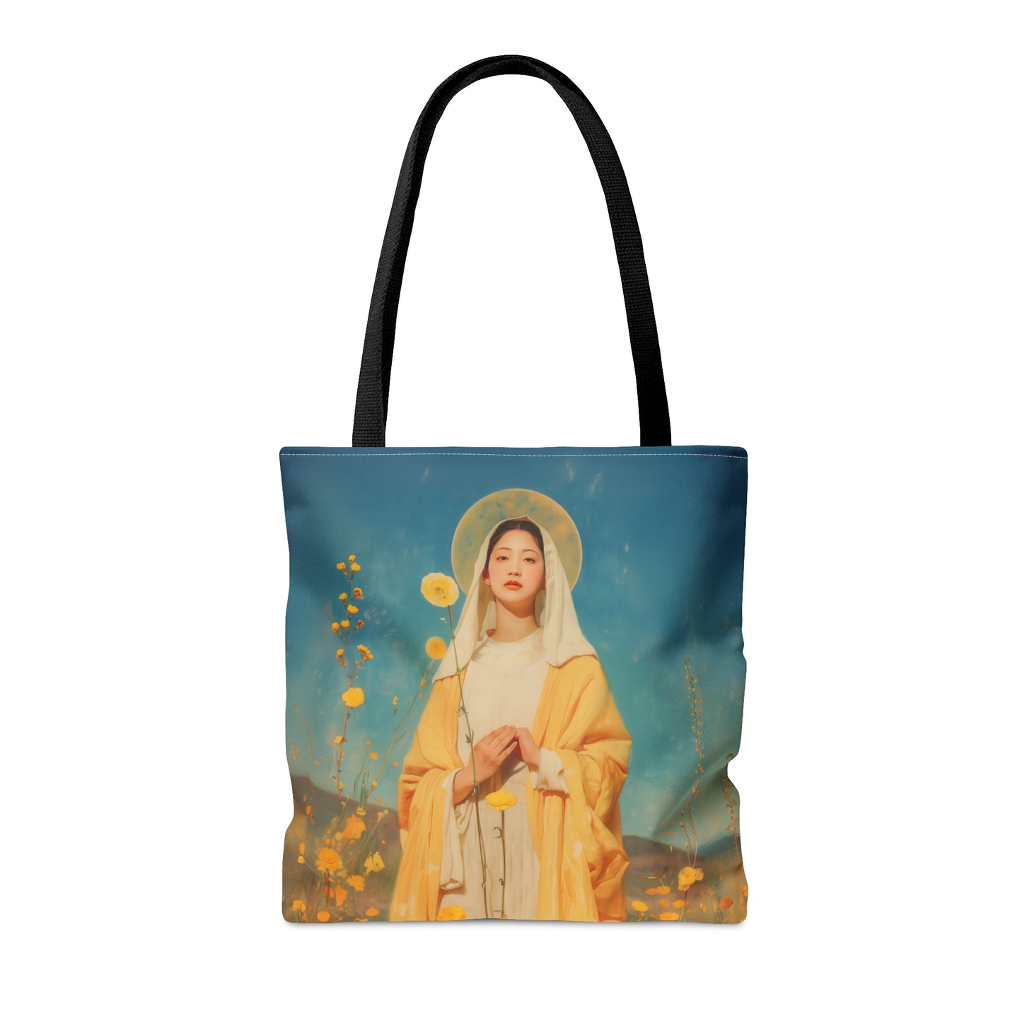 Saint Agatha Lin - Tote Bag - Large Medium Small Faith Art Bag - Catholic Faith Purse