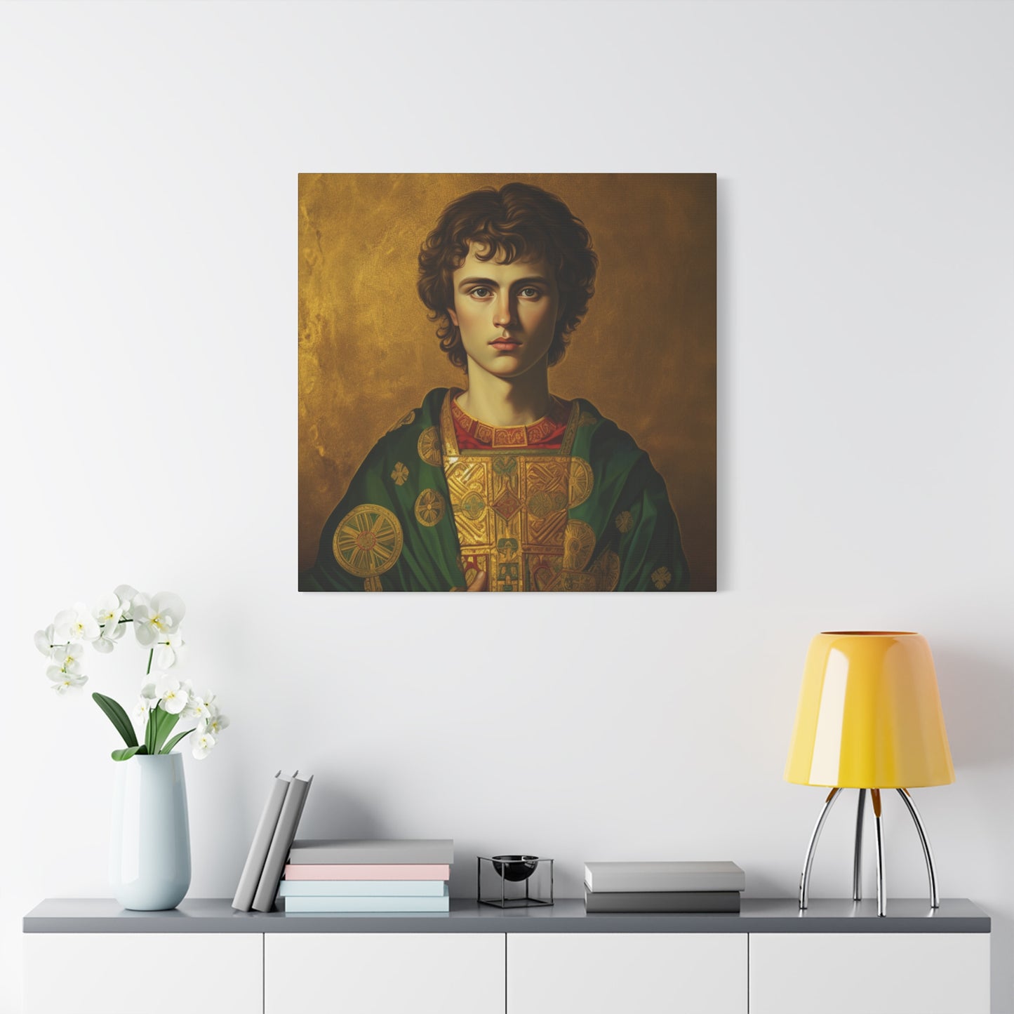 Saint Pantaleon Canvas Print - Multiple Sizes - Catholic Home art - Museum Wrapped Canvas - Sanctified Souls Print