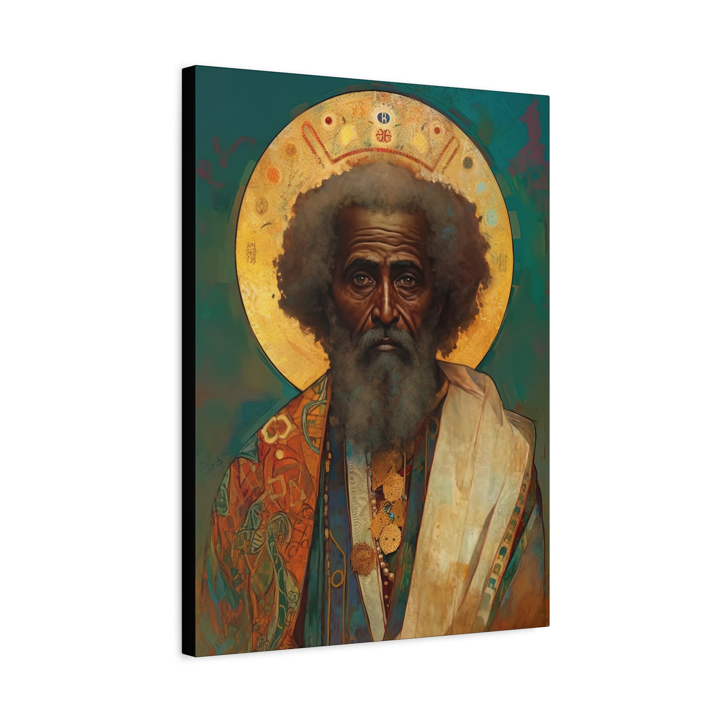 Saint Moses - Museum Wrapped Canvas - Sanctified Souls Print - Religious Art for your Home