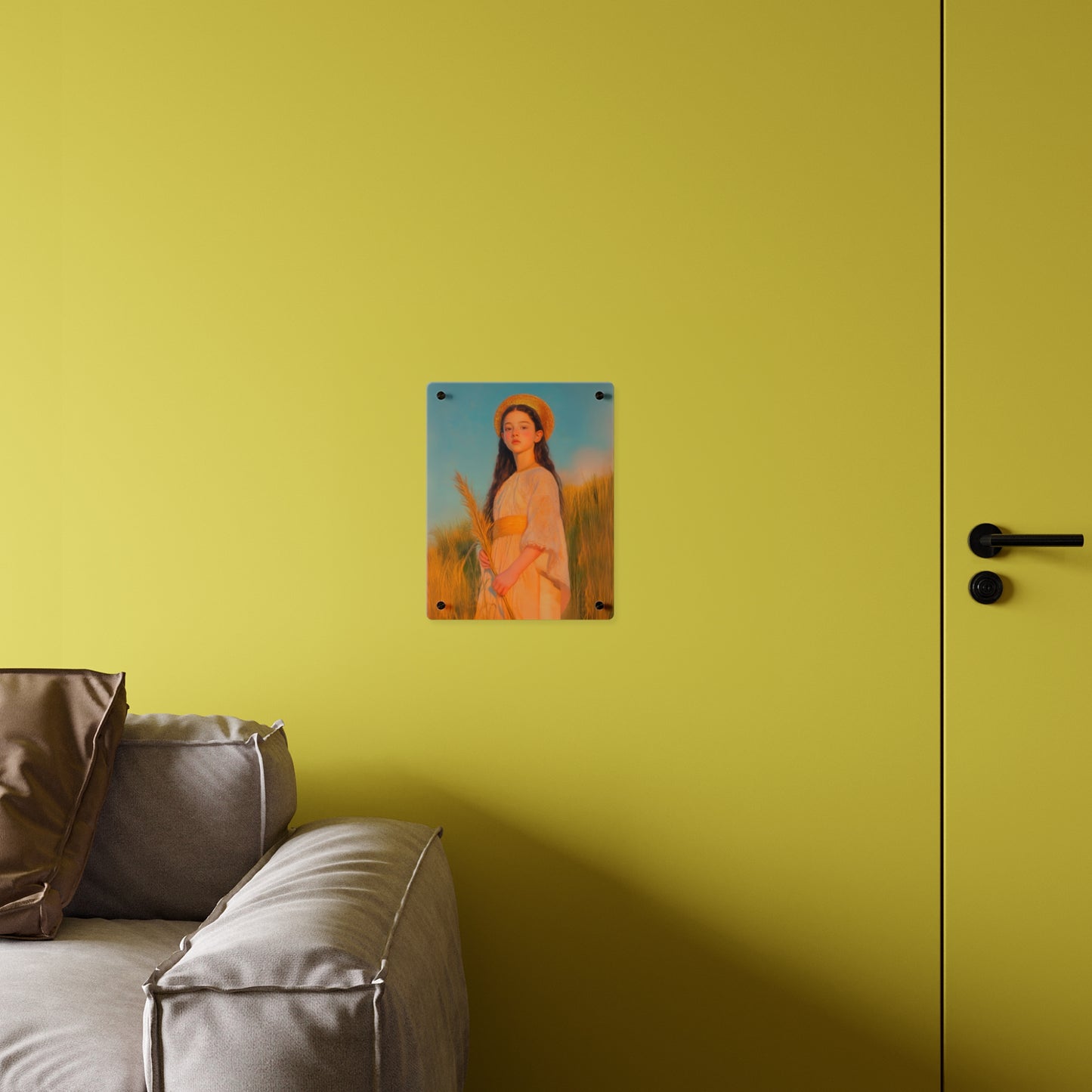 Saint Faith Wall Art Panel - Ready to Hang Acrylic Print - Catholic Saint Art - Patron Saint Print - Martyr of the Church Art