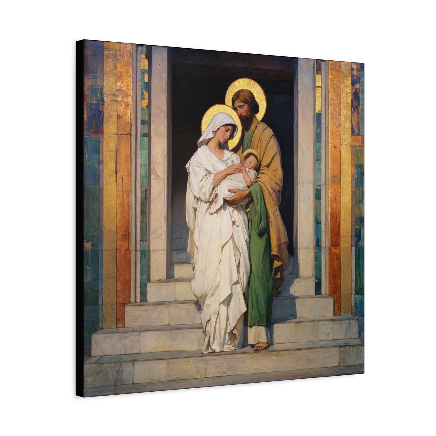 The Feast of the Presentation of the Lord - Holy Family - Gallery Wrapped Canvas - Print - Religious Art for your Home - Catholic art print - prayer room art