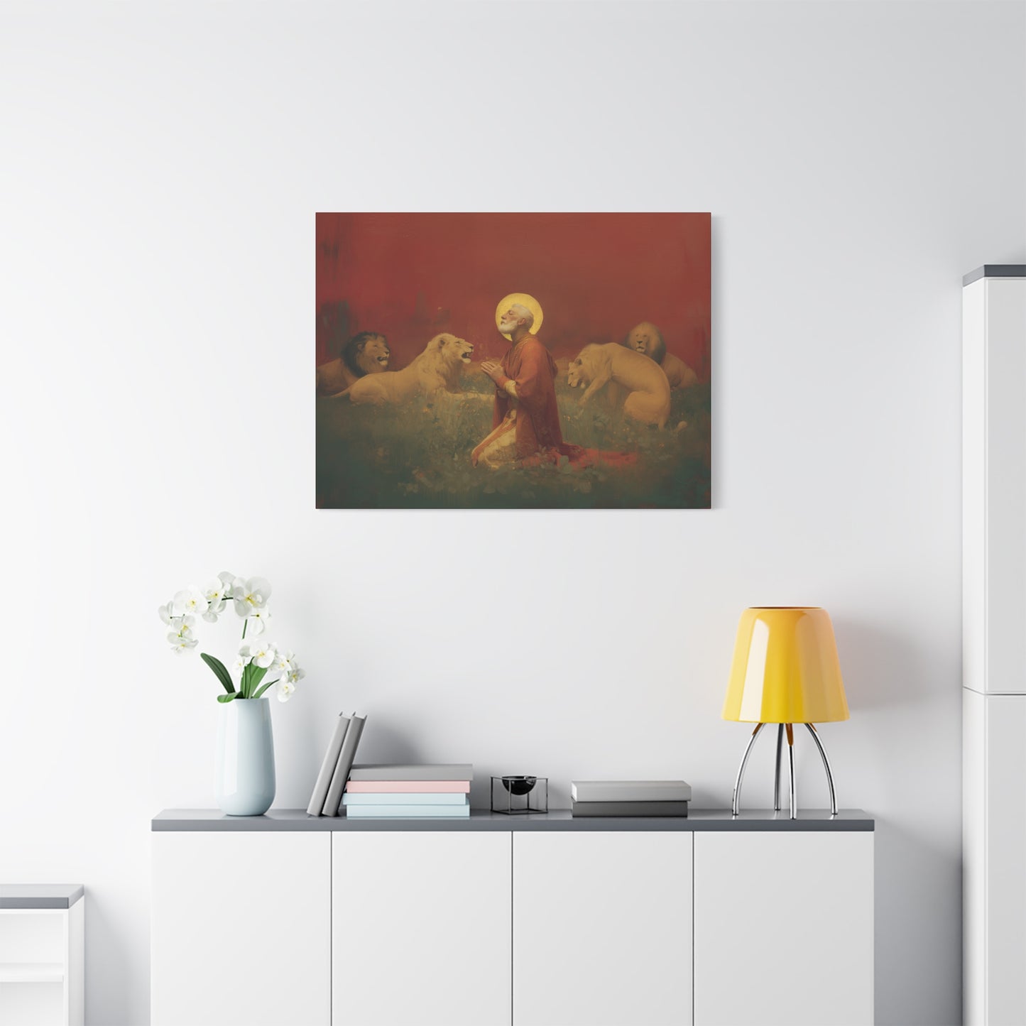 Saint Ignatius of Antioch -  Museum Wrapped Canvas - Sanctified Souls Print - Religious Art for your Home - Catholic Patron Saint Art