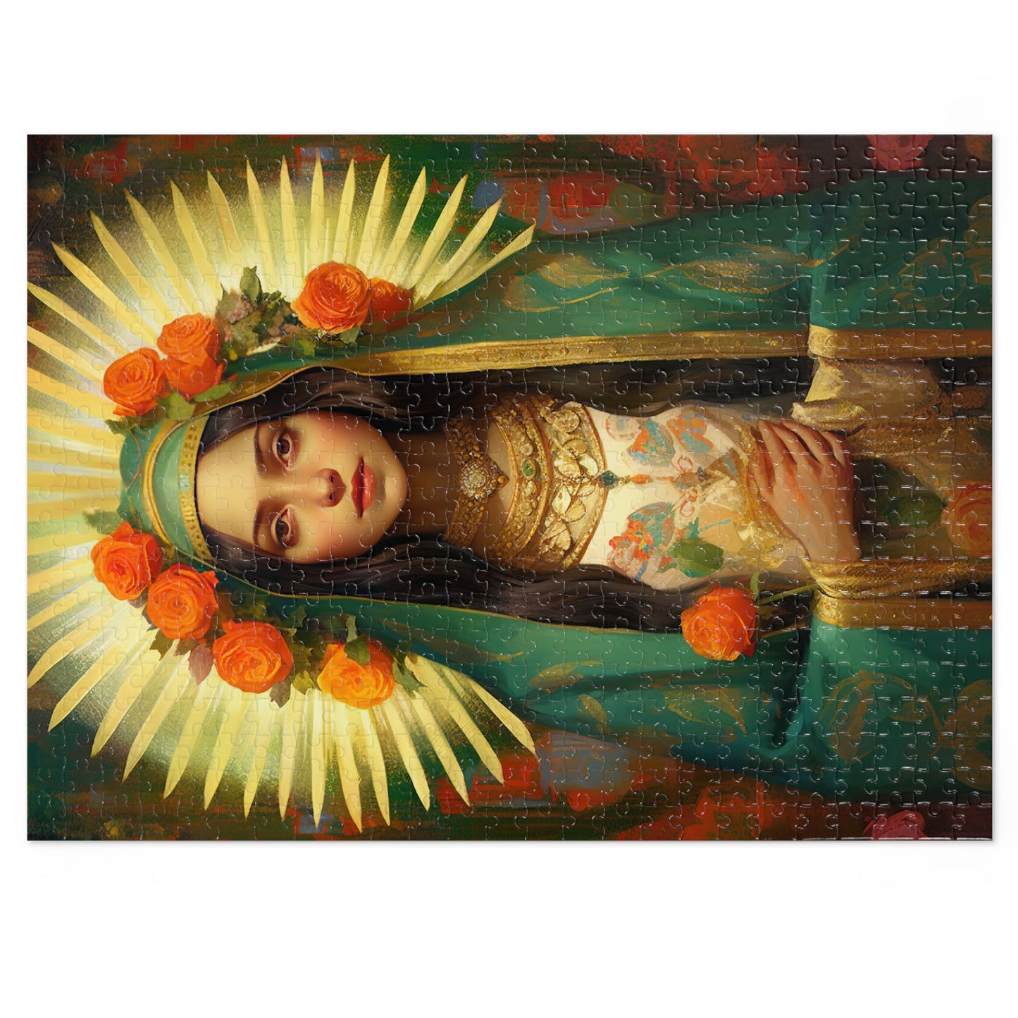 Patroness of Hope : Our Lady of Gudalupe - Puzzle and Keepsake Tin - Jigsaw Puzzle (30, 110, 252, 500,1000-Piece) - Religious Puzzle