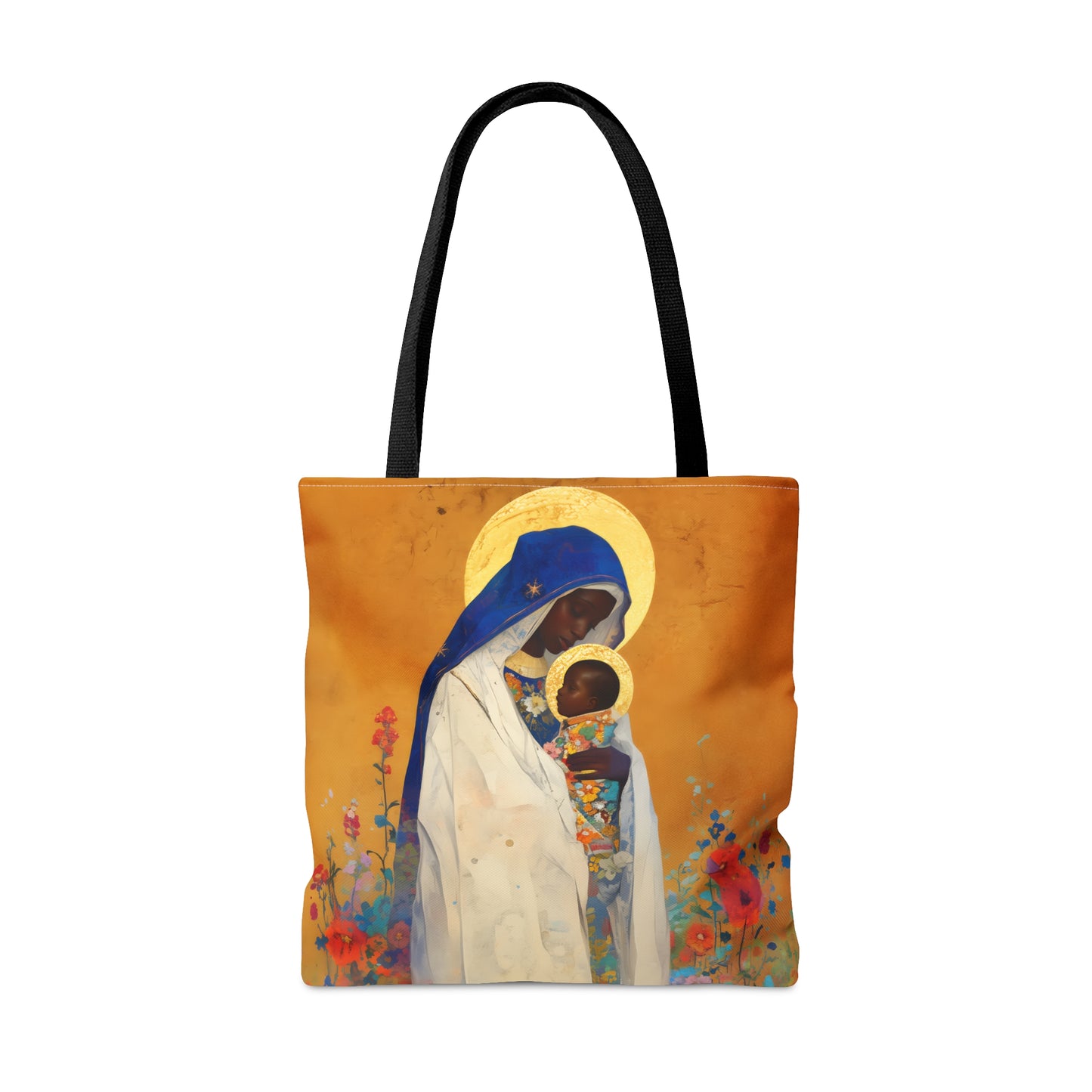 The Divine Embrace- Our Lady of Kibeho's Love Tote Bag - Large Medium Small Faith Art Bag - Catholic Faith Purse - Religious Carry All