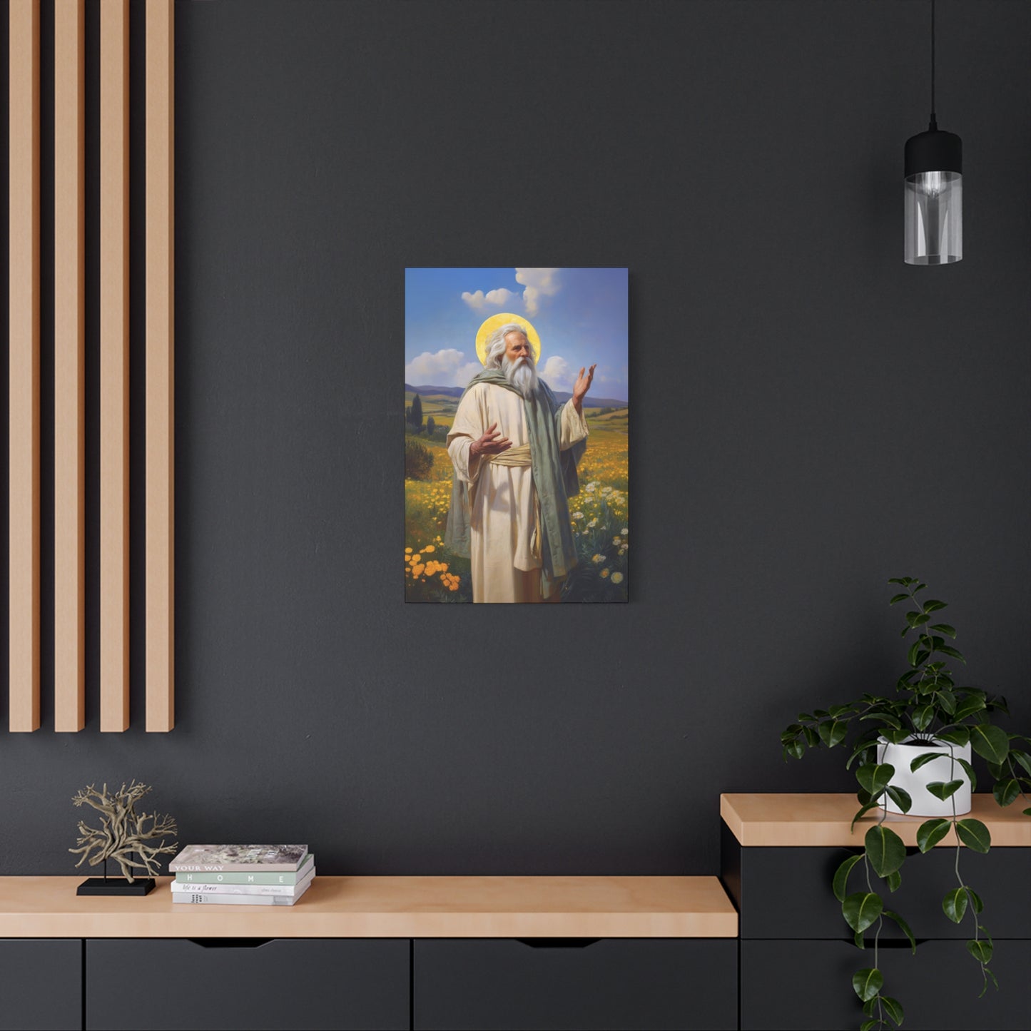 Saint Hilary of Arles - Gallery Wrapped Canvas - Print - Religious Art for your Home - Catholic Art Print