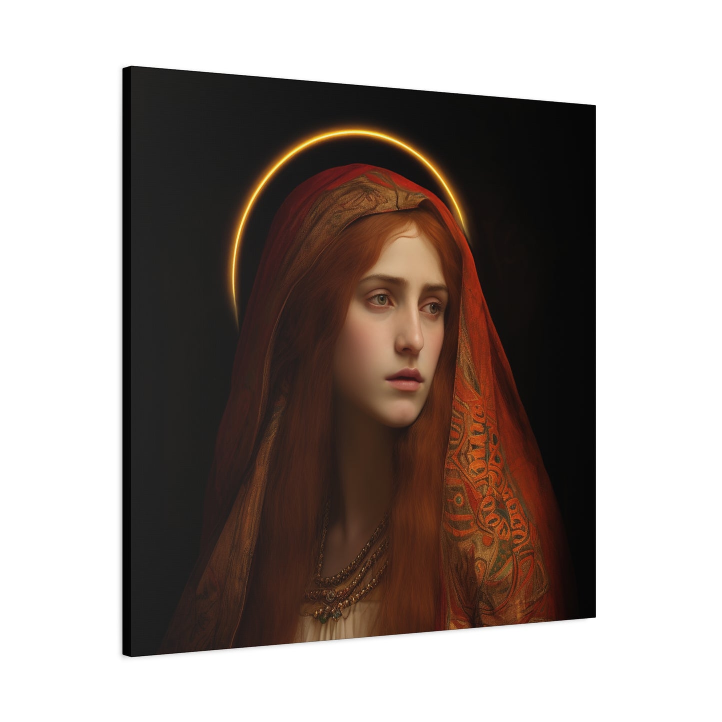 The Beloved Disciple - Mary Magdalene's Devotion - Museum Wrapped Canvas - Sanctified Souls Print - Religious Art for your Home