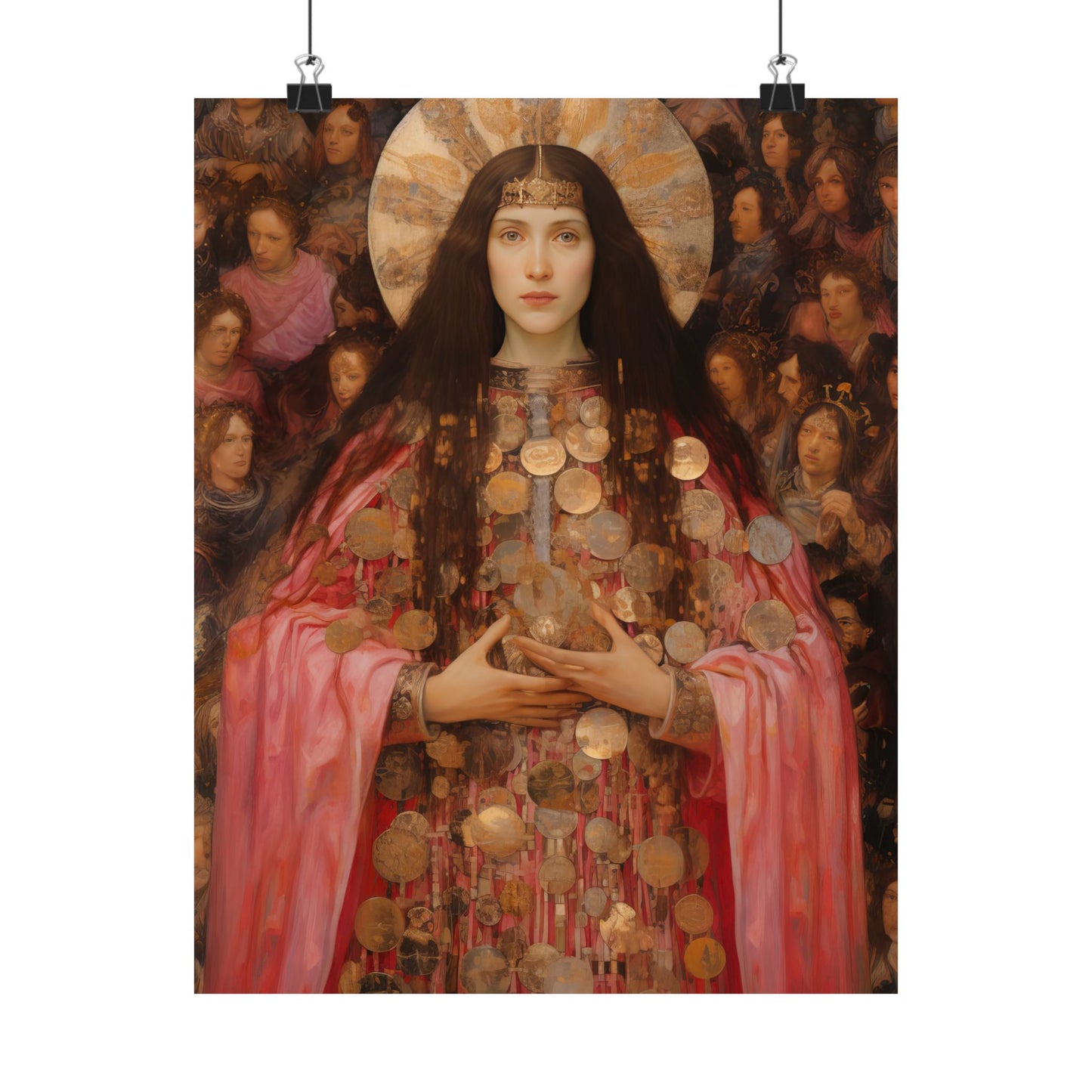 Saint Praxedes Print - Sanctified Souls Print - Multiple Sizes - Premium Matte Vertical Posters