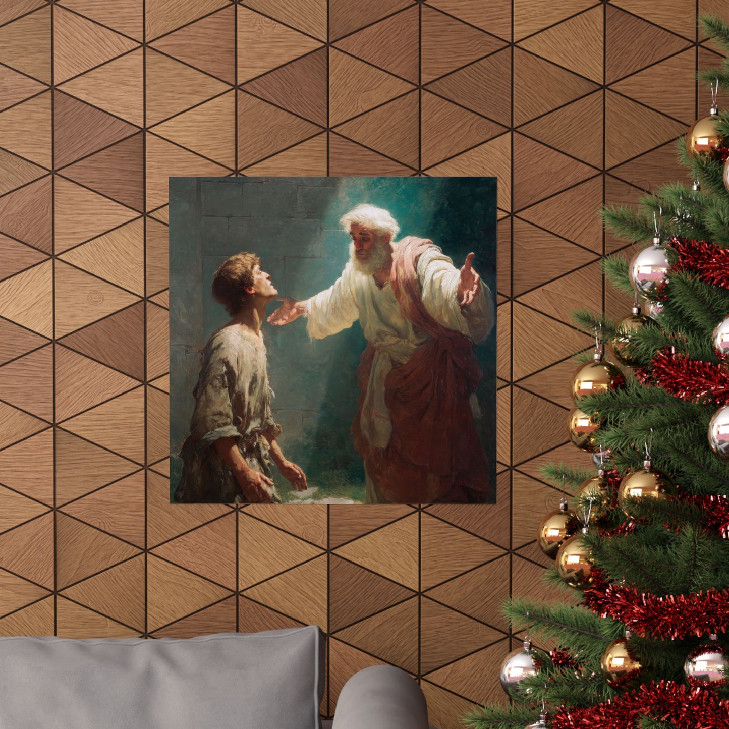 Homecoming of the Prodigal Son - Sanctified Souls Print - Multiple Sizes - Premium Matte Vertical Posters
