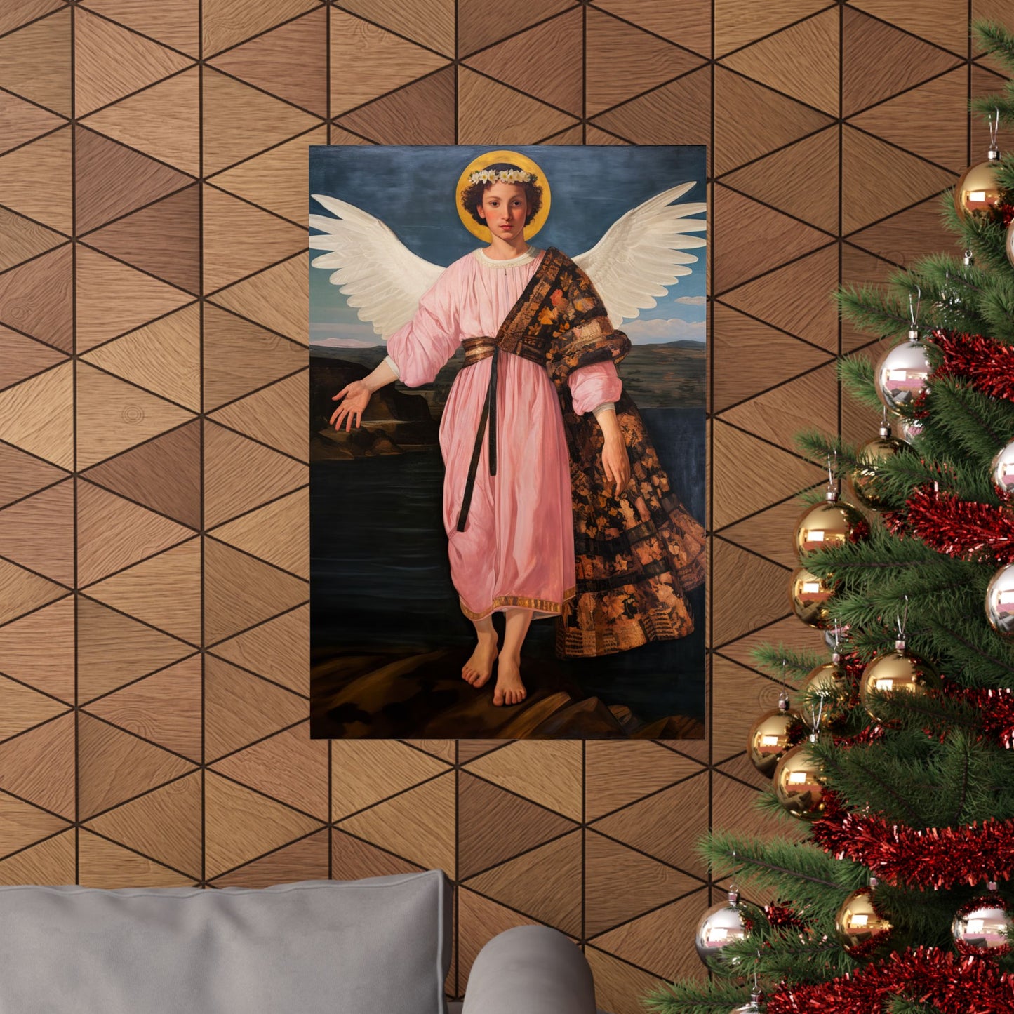 Saint Raphael the Archangel - Sanctified Souls Print - Multiple Sizes - Premium Matte Vertical Posters
