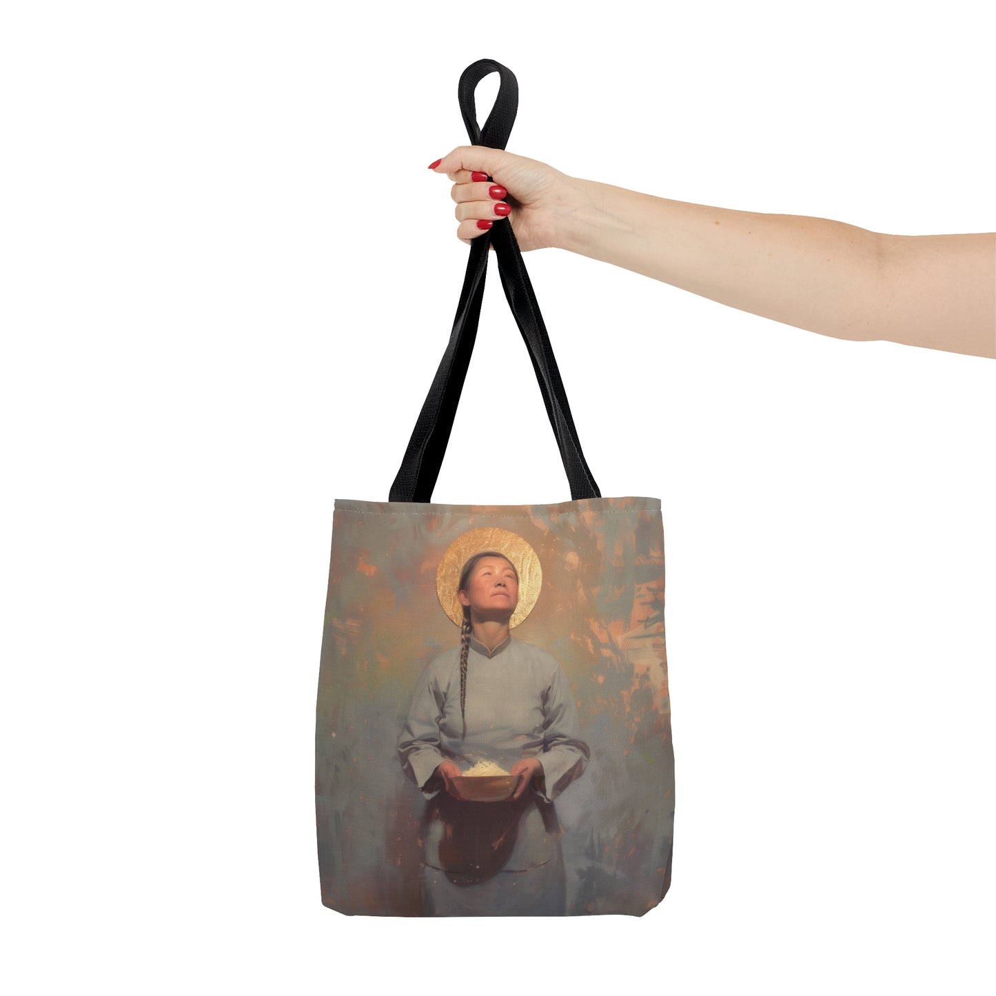 Saint Martha Wang - Chinese Martyr Saint - Tote Bag - Large Medium Small Faith Art Bag - Catholic Faith Purse