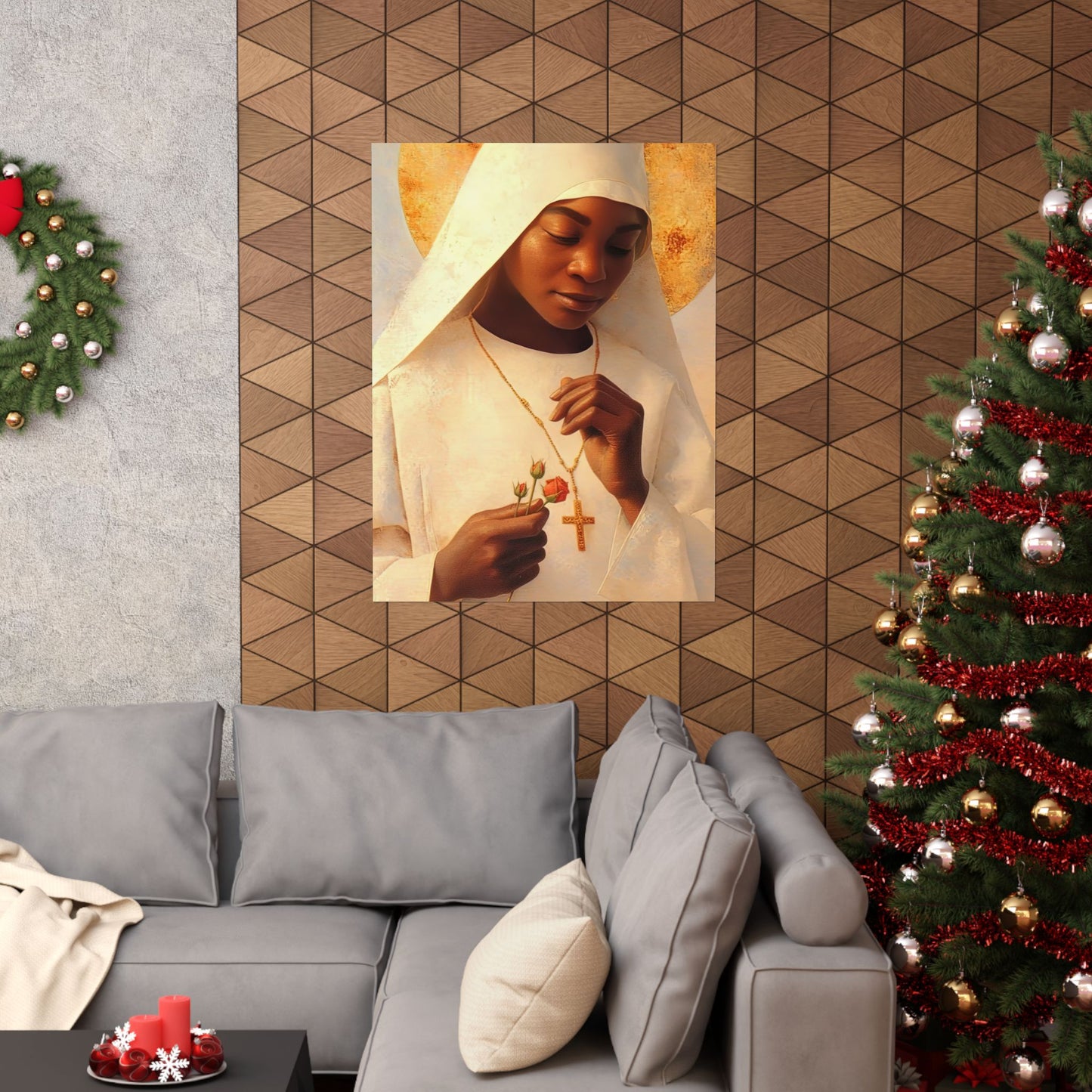 Blessed Marie-Clementine Anuarite Nengapeta - Sanctified Souls Print - Multiple Sizes - Premium Matte Vertical Posters