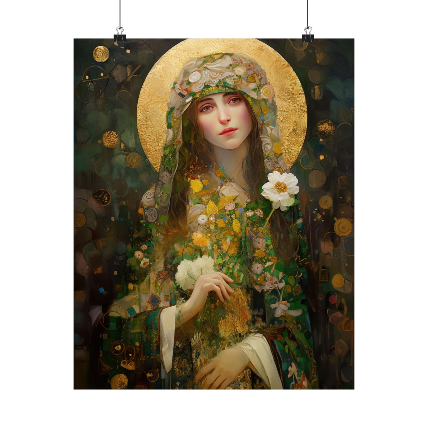Saint Regina - Sanctified Souls Print - Multiple Sizes - Premium Matte Vertical Posters