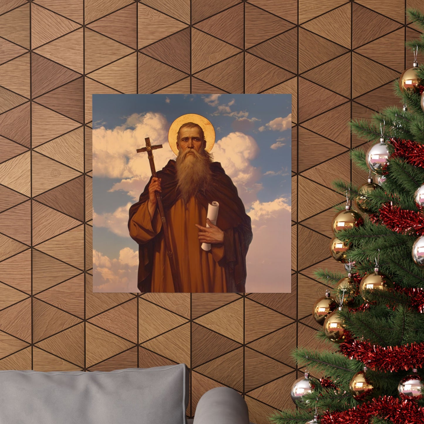 Saint Joannicus the Great / Loannikios of Mount Olympus - Sanctified Souls Print - Multiple Sizes - Premium Matte Vertical Posters