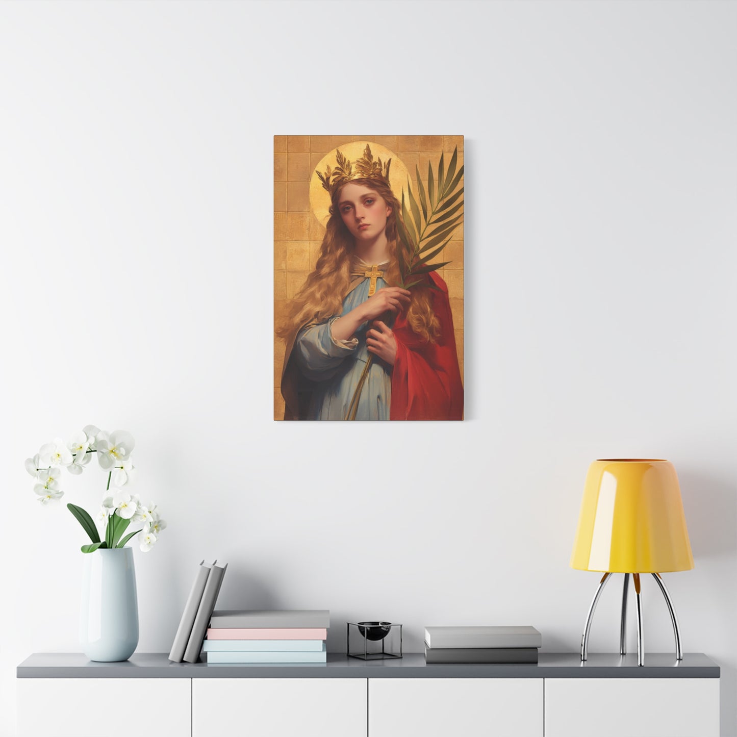 Saint Agrippina - Gallery Wrapped Canvas - Print - Religious Art for your Home - Catholic Art