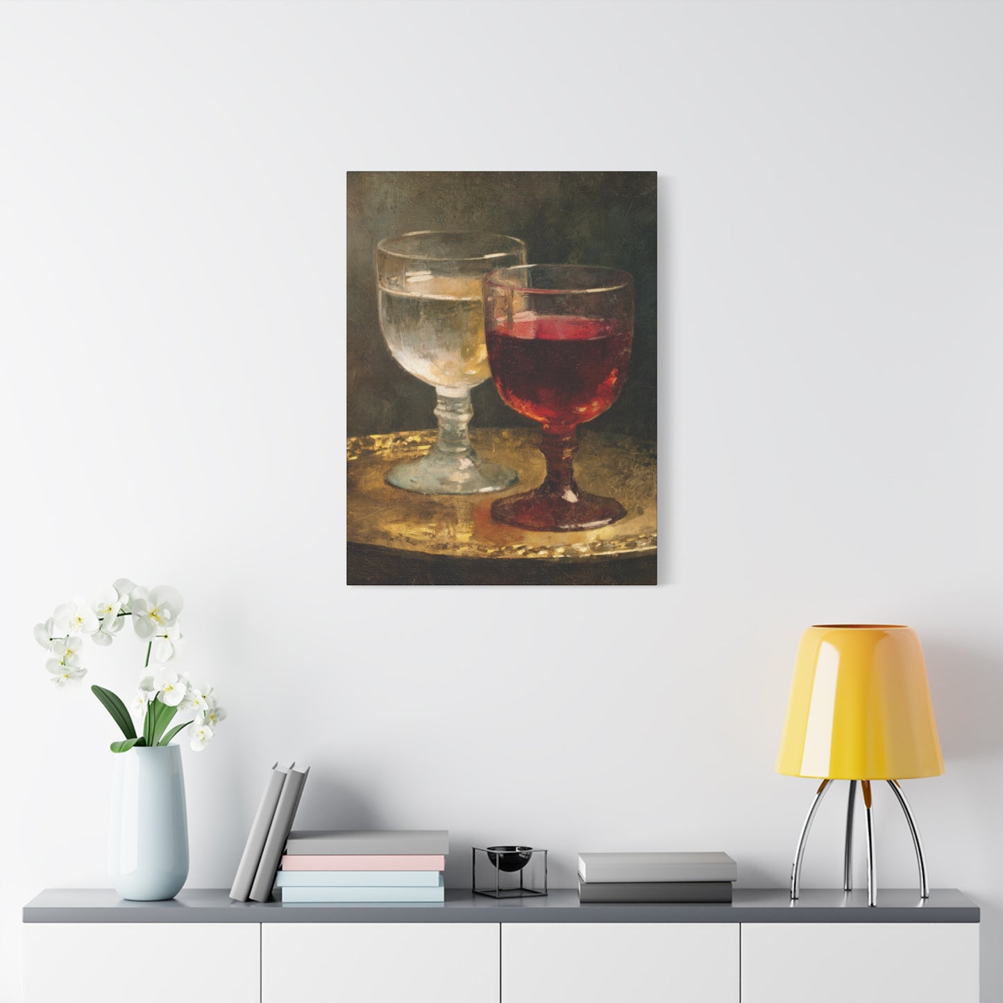 Cana and the Miracle of Abundance - Water into Wine - Gallery Wrapped Canvas - Print - Religious Art for your Home - Catholic Art Print