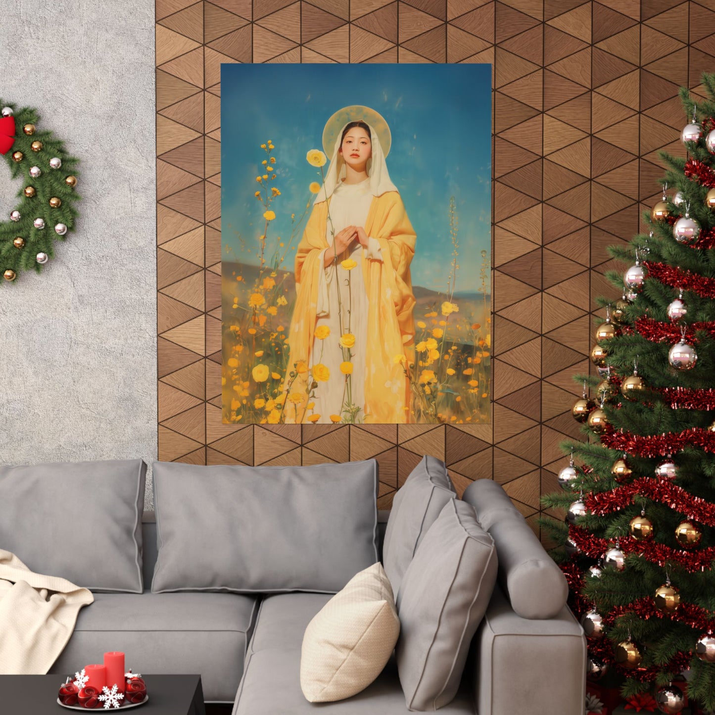 Saint Agatha Lin - Sanctified Souls Print - Multiple Sizes - Premium Matte Vertical Posters