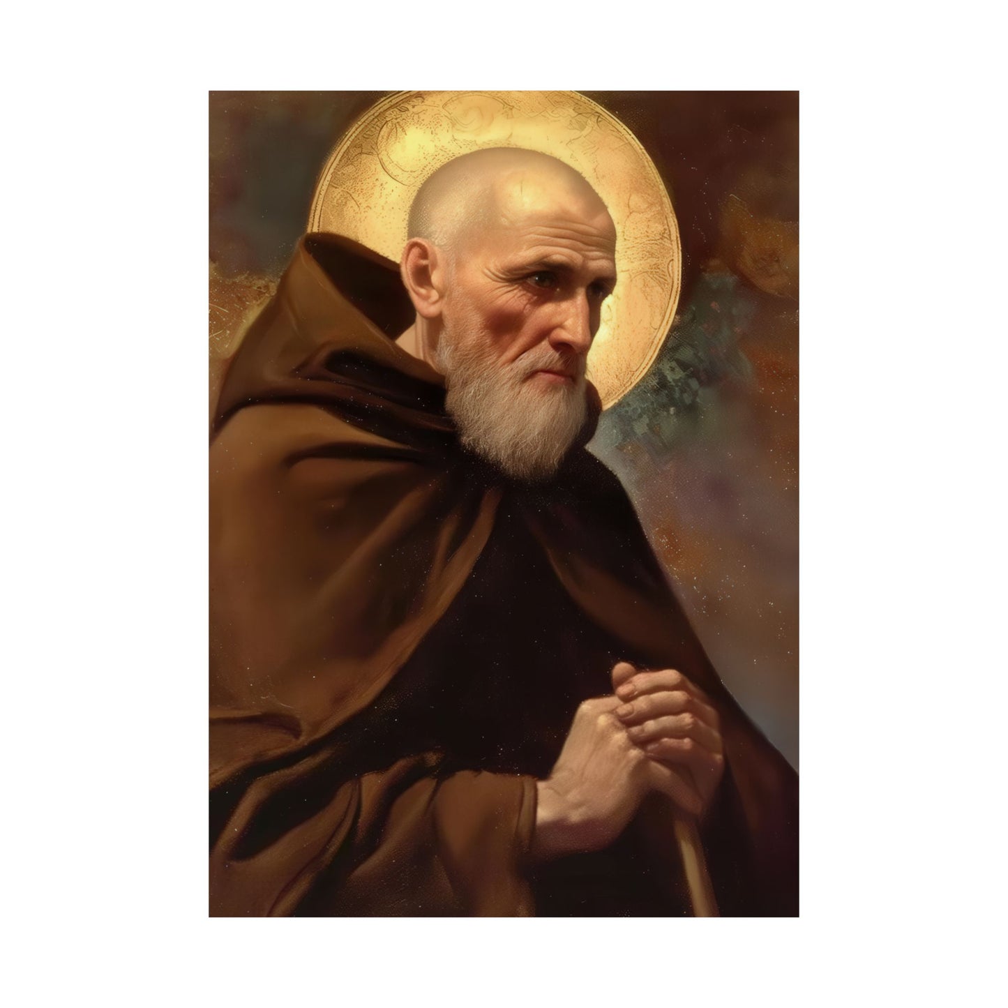 Saint Ignatius of Laconi - Sanctified Souls Print - Multiple Sizes - Premium Matte Vertical Posters