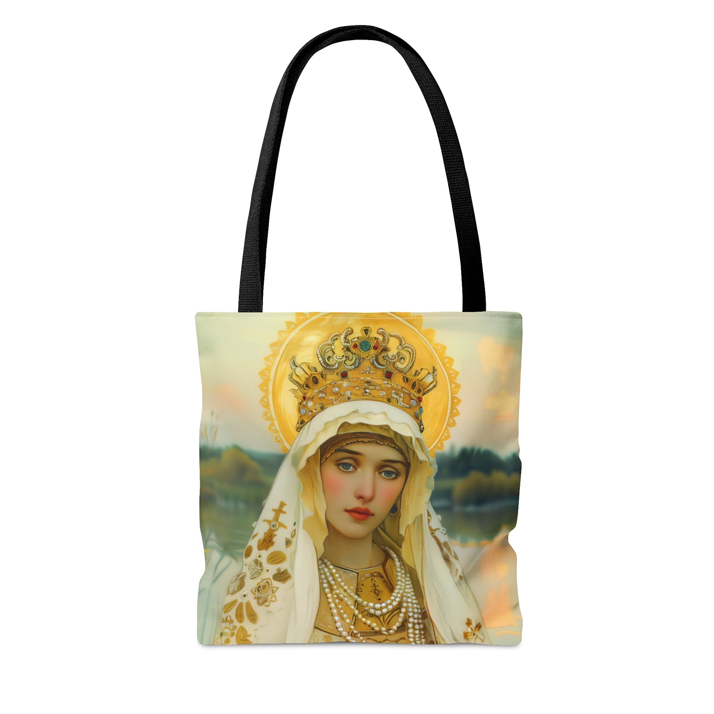 Saint Olga of Kyiv Tote Bag - Large Medium Small Faith Art Bag - Catholic Faith Purse - Religious Carry All