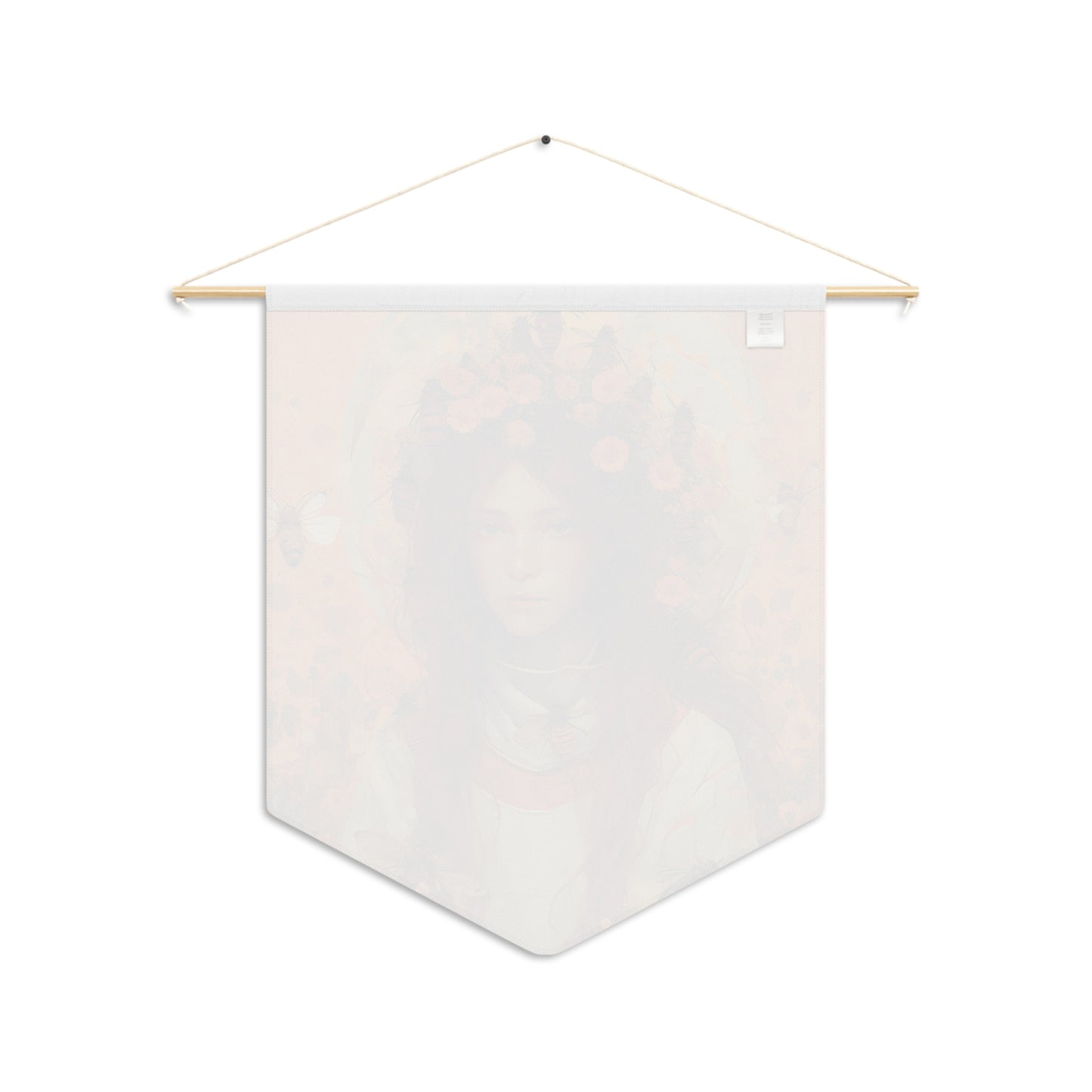 Saint Abigail Wall Banner / Wall Hanging / Pennant - Religious Art - Catholic Art - Large Print - 18" x 21" - Patron Saint of Beekeepers