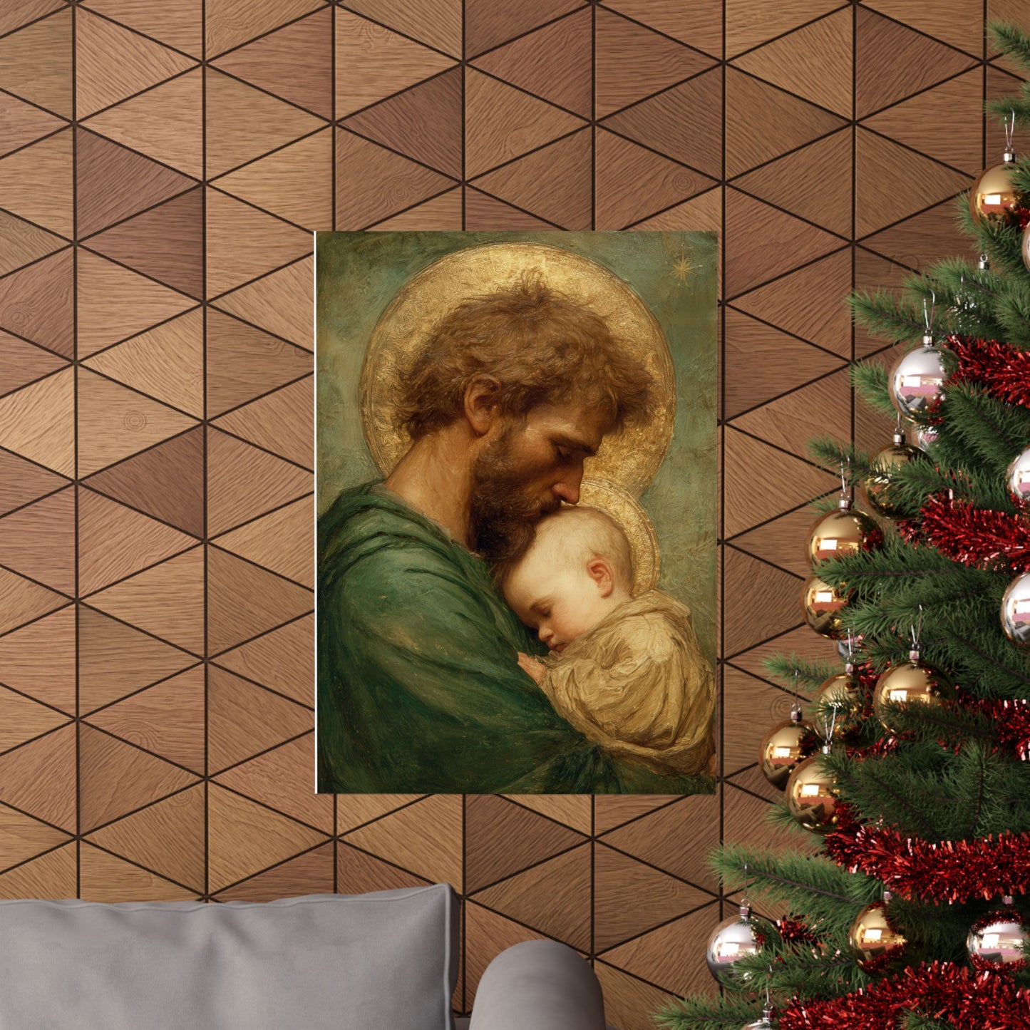 Saint Joseph the Father - Sanctified Souls Print - Multiple Sizes - Premium Matte Vertical Posters