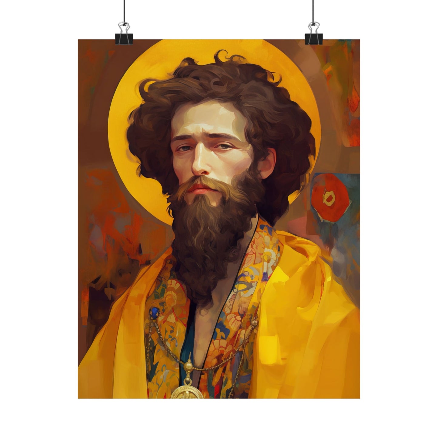 Saint James the Greater - Apostle - Sanctified Souls Print - Multiple Sizes - Premium Matte Vertical Posters