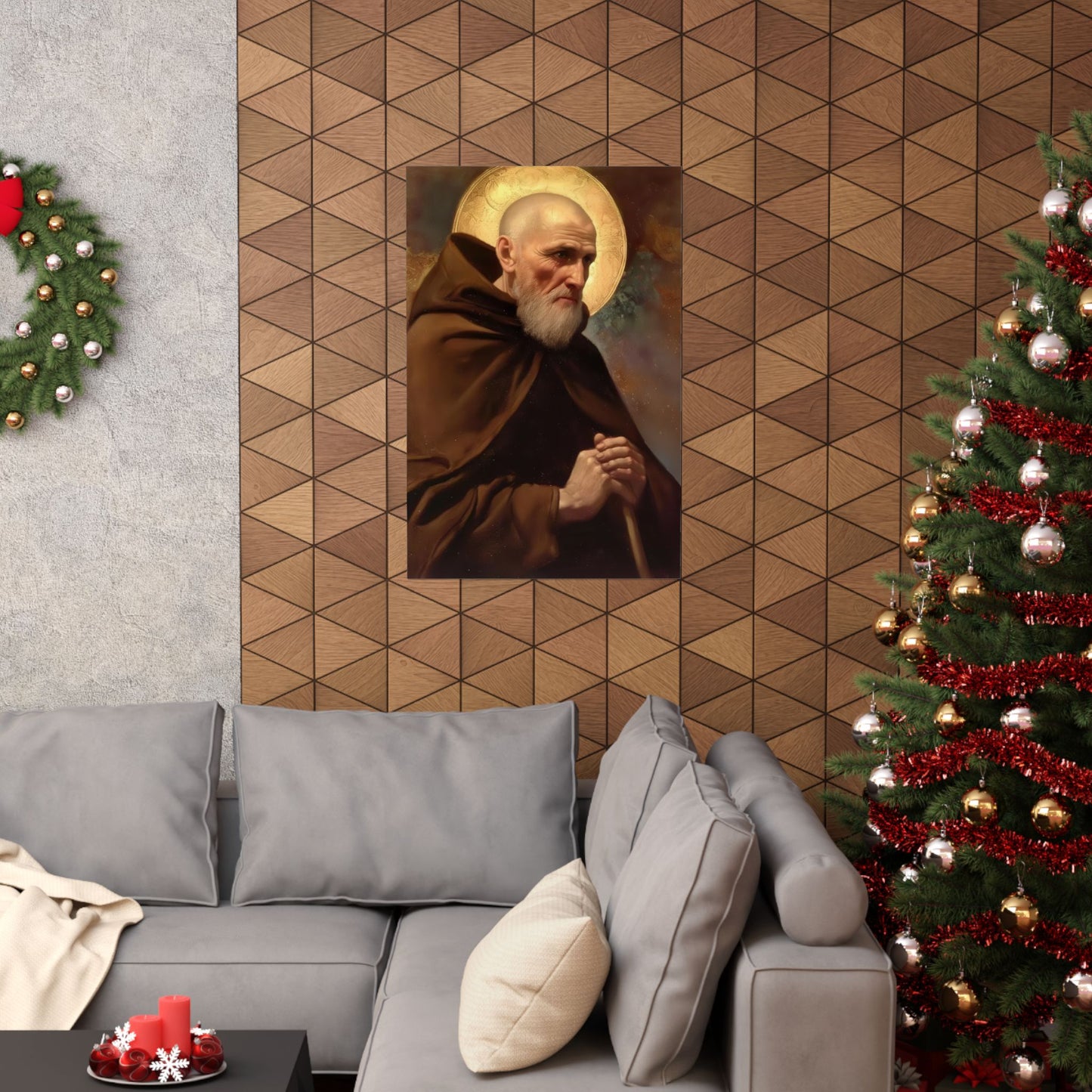 Saint Ignatius of Laconi - Sanctified Souls Print - Multiple Sizes - Premium Matte Vertical Posters