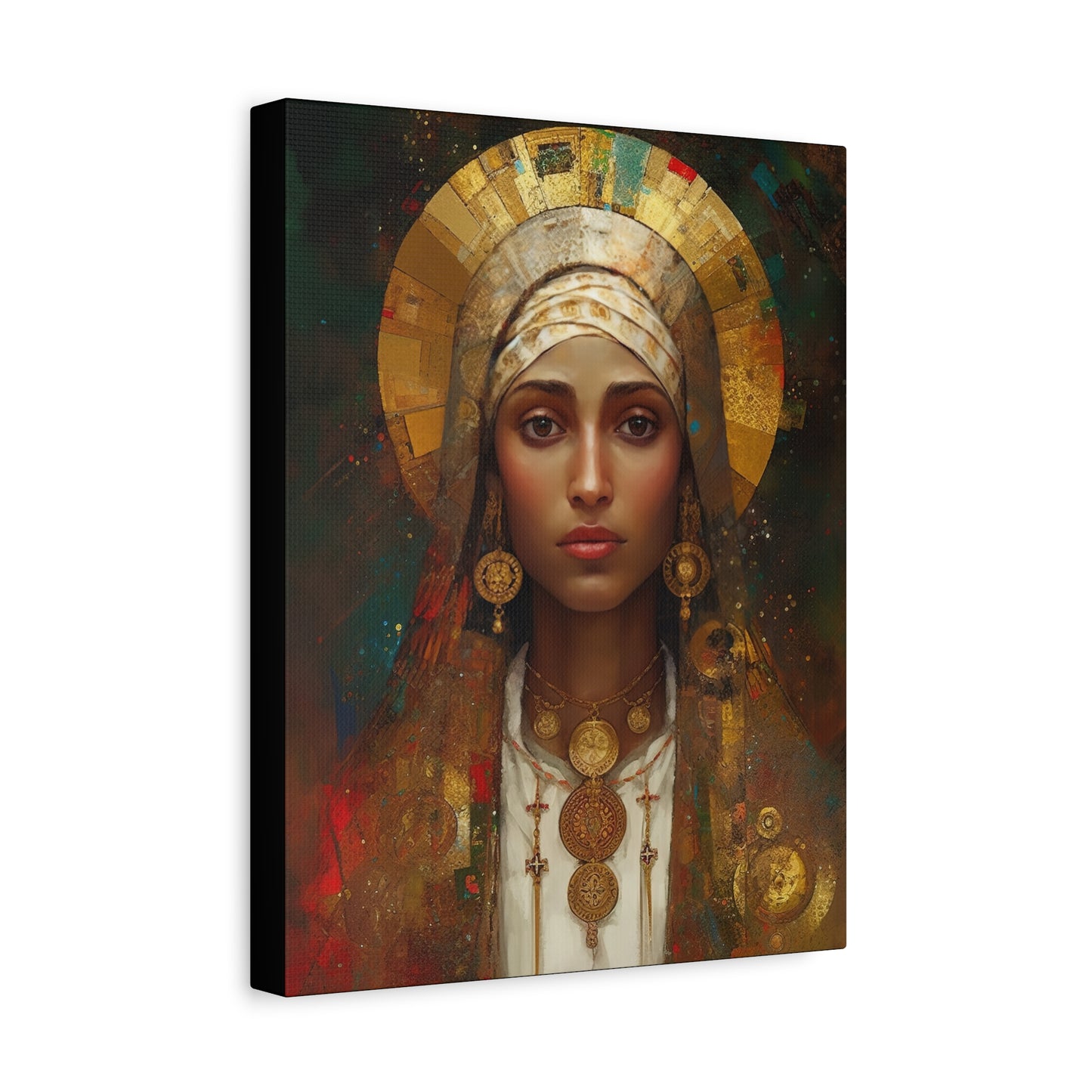 Saint Julia of Carthage - Museum Wrapped Canvas - Sanctified Souls Print - Religious Art for your Home