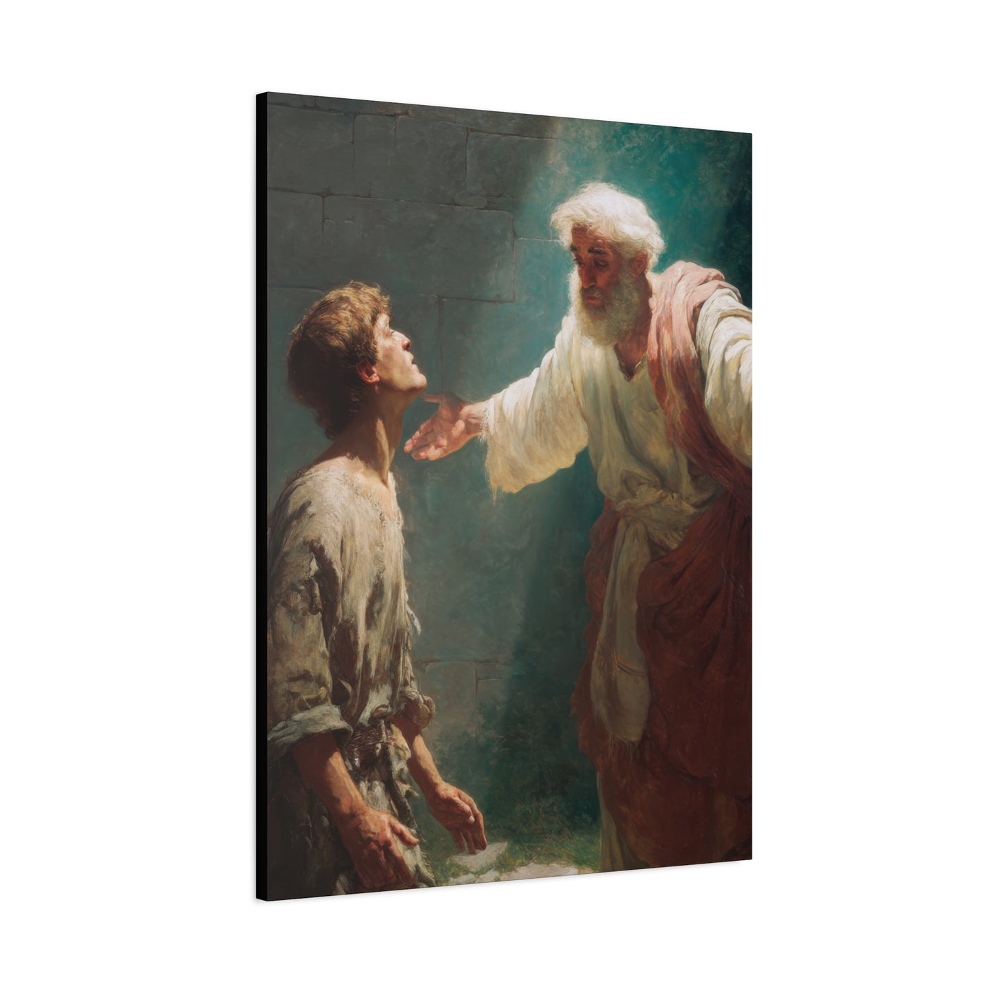 Homecoming of the Prodigal Son - Gallery Wrapped Canvas - Print - Religious Art for your Home - Catholic Art Print