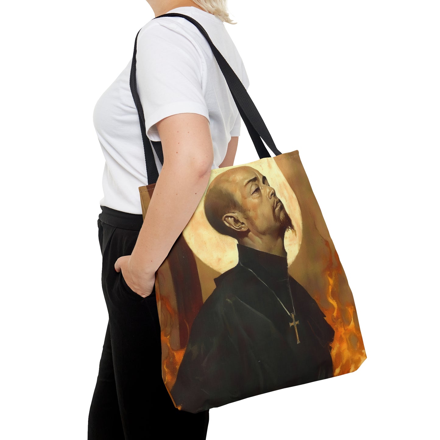 Blessed Thomas Tsughi Tote Bag - Large Medium Small Faith Art Bag - Catholic Faith Purse - Religious - Reusable - Prayer Bag