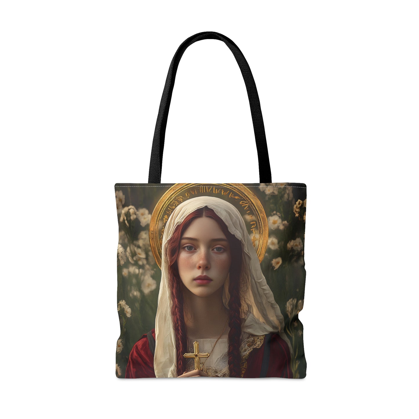 Saint Hilaria - Tote Bag - Large Medium Small Faith Art Bag - Catholic Faith Purse