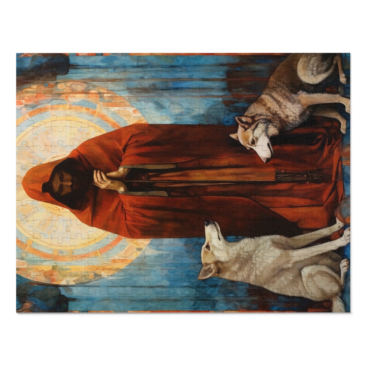 Saint Aibhe - Puzzle and Keepsake Tin - Religious Jigsaw Puzzle (30, 110, 252, 500,1000-Piece) - Religious Puzzle