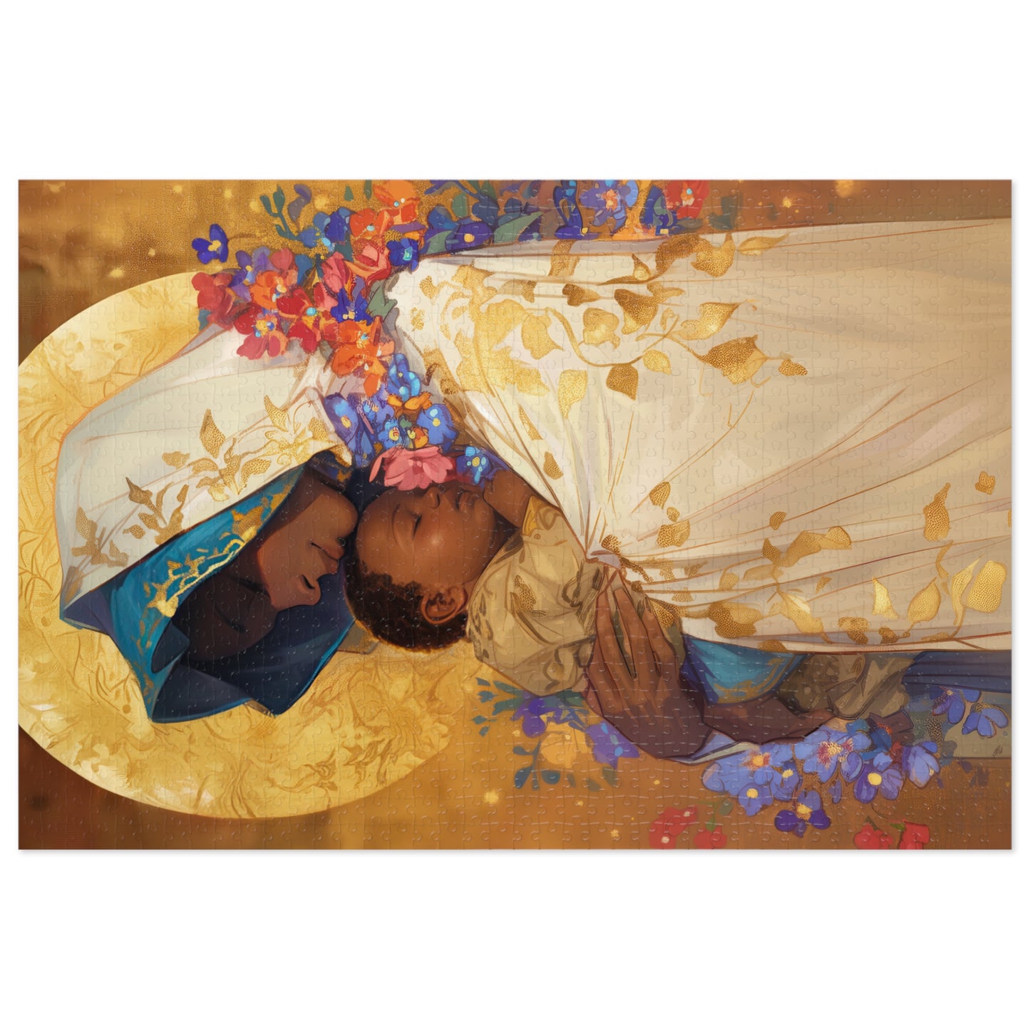 Divine Radiance- Our Lady of Kibeho's Blessing - Puzzle and Keepsake Tin - Religious (30, 110, 252, 500,1000) - Religious Puzzle - Religious