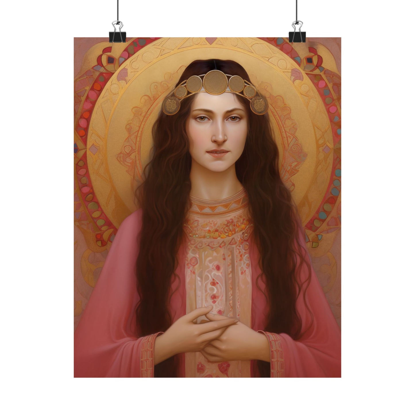 Saint Apollonia Print - Sanctified Souls Print - Multiple Sizes - Premium Matte Vertical Posters