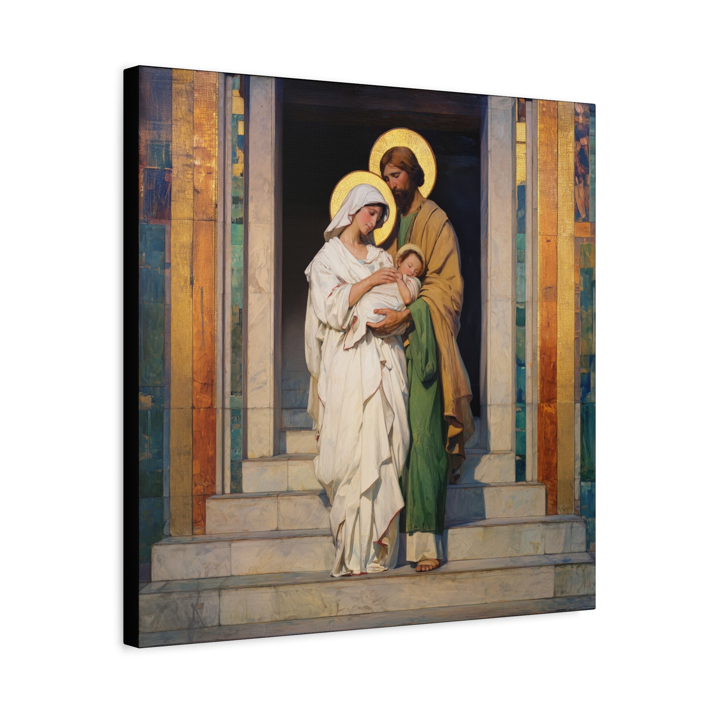 The Feast of the Presentation of the Lord - Holy Family - Gallery Wrapped Canvas - Print - Religious Art for your Home - Catholic art print - prayer room art