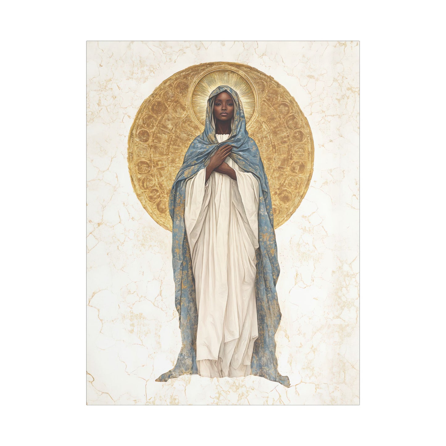 Our Lady of Kibeho- The Vision of Divine Peace - Museum Wrapped Canvas - Print - Religious Art for your Home - Christian print - Religious