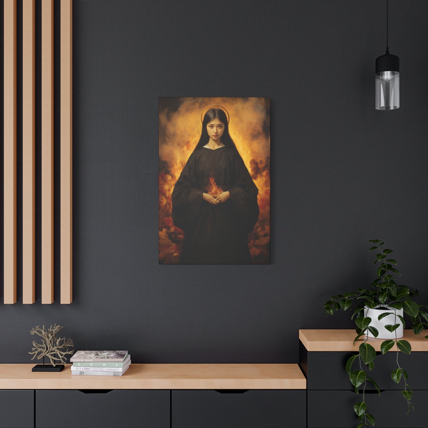 Blessed Mary Magdalen Kiota - Museum Wrapped Canvas - Print - Religious Art for your Home - Christian print - Prayer Room Catholic Saint