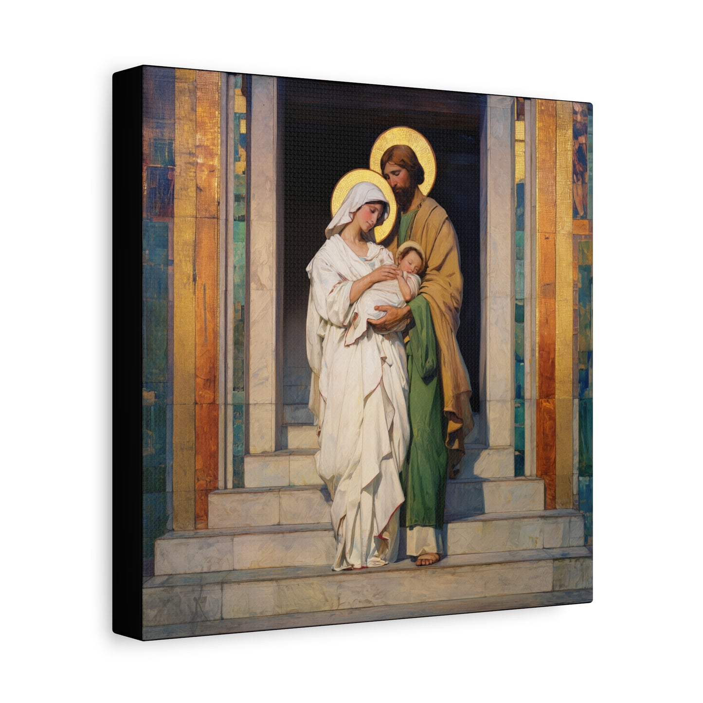 The Feast of the Presentation of the Lord - Holy Family - Gallery Wrapped Canvas - Print - Religious Art for your Home - Catholic art print - prayer room art