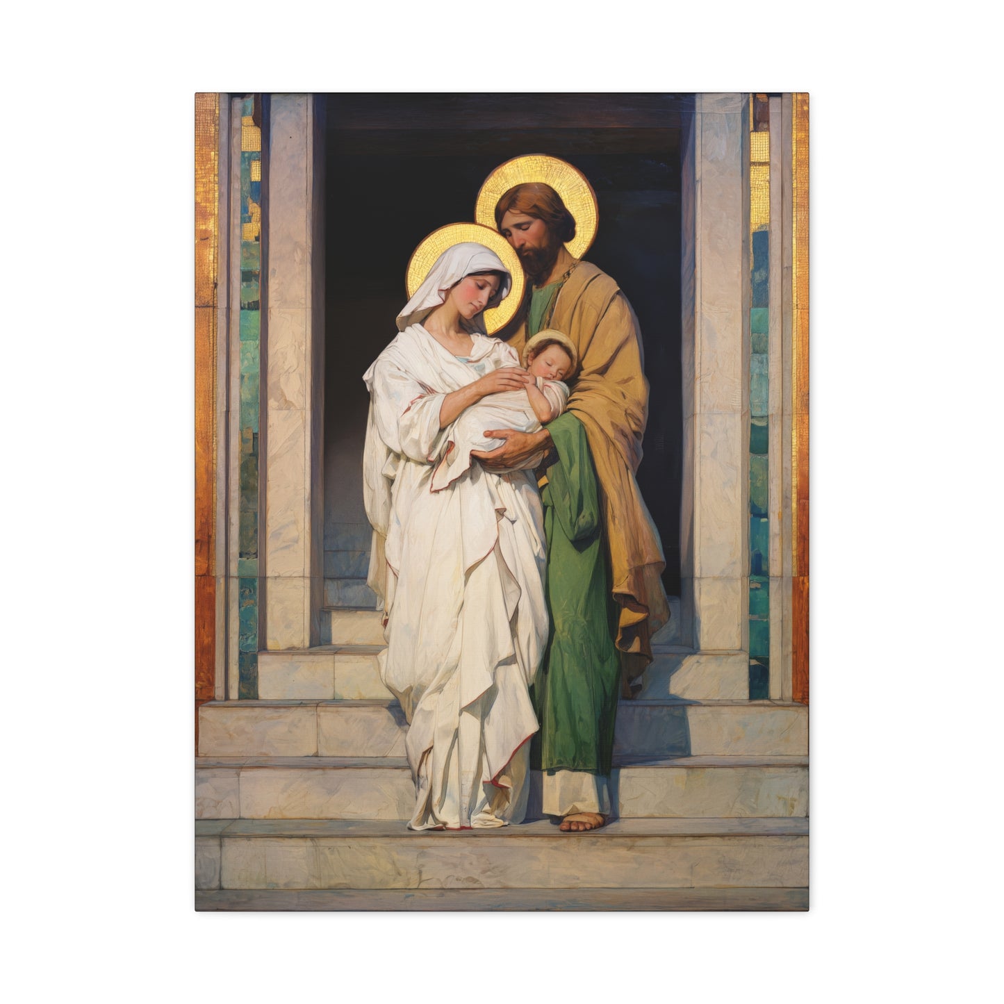 The Feast of the Presentation of the Lord - Holy Family - Gallery Wrapped Canvas - Print - Religious Art for your Home - Catholic art print - prayer room art