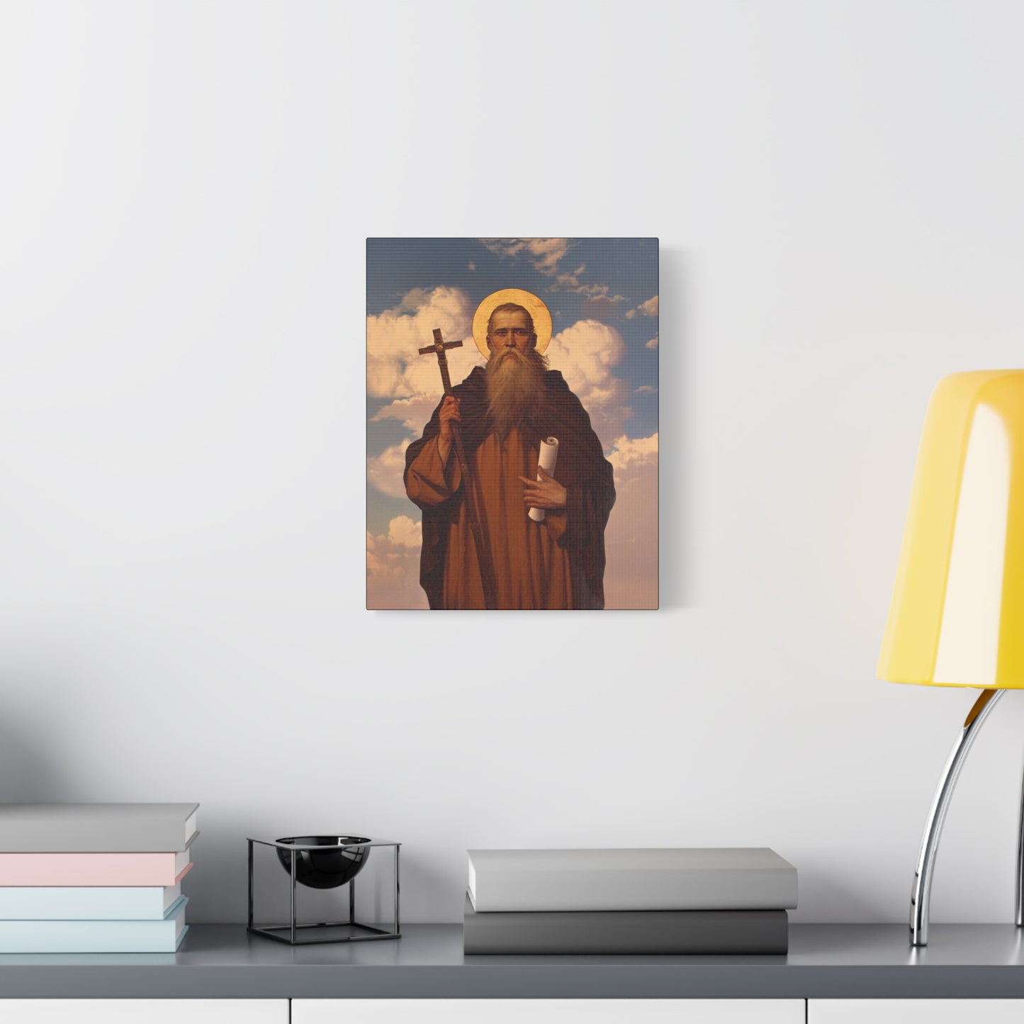 Saint Joannicus the Great / Loannikios of Mount Olympus - Gallery Wrapped Canvas - Print - Religious Art for your Home - Catholic Art Print