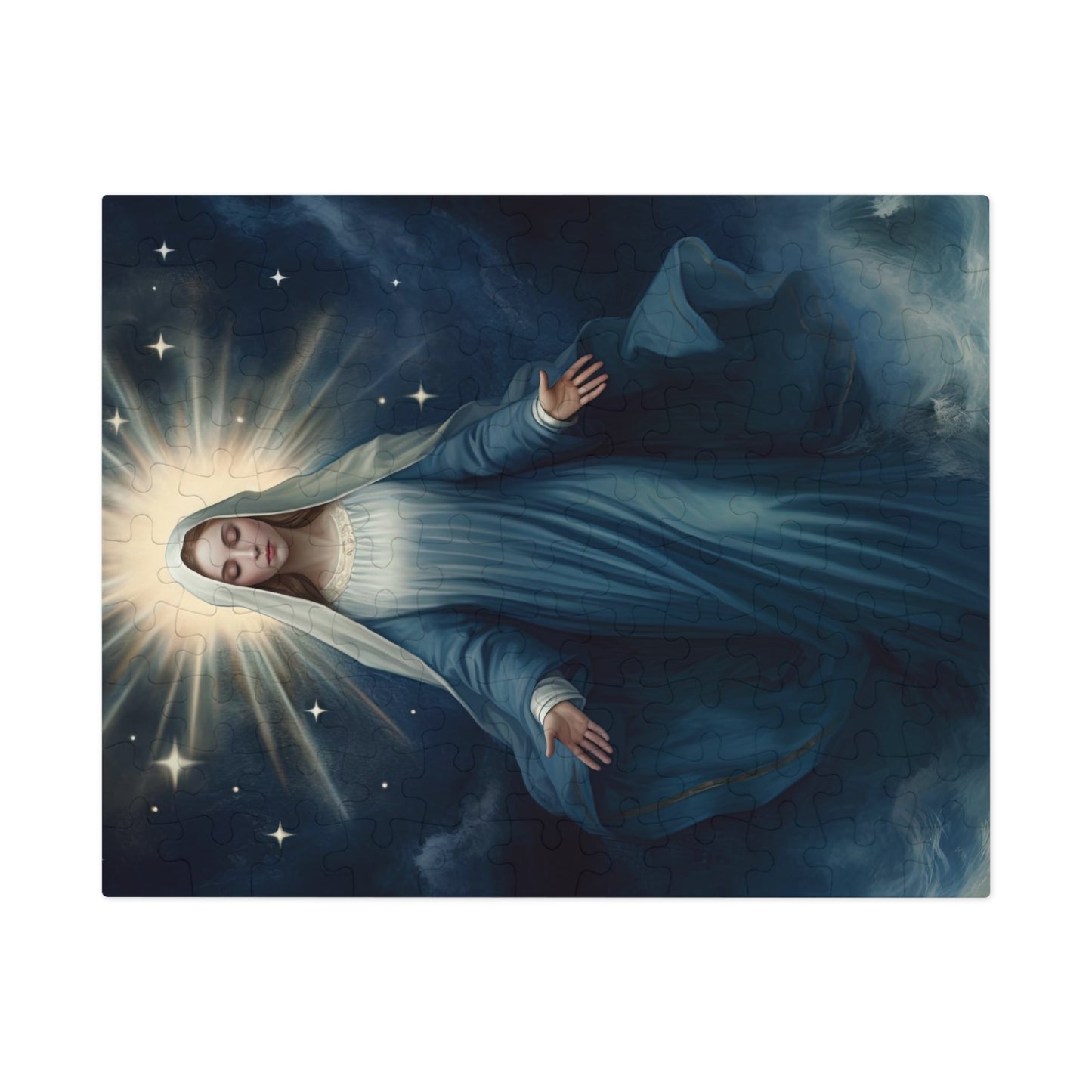 Our Lady Star of the Sea - Puzzle and Keepsake Tin - Religious Jigsaw Puzzle (30, 110, 252, 500,1000-Piece) - Religious Puzzle