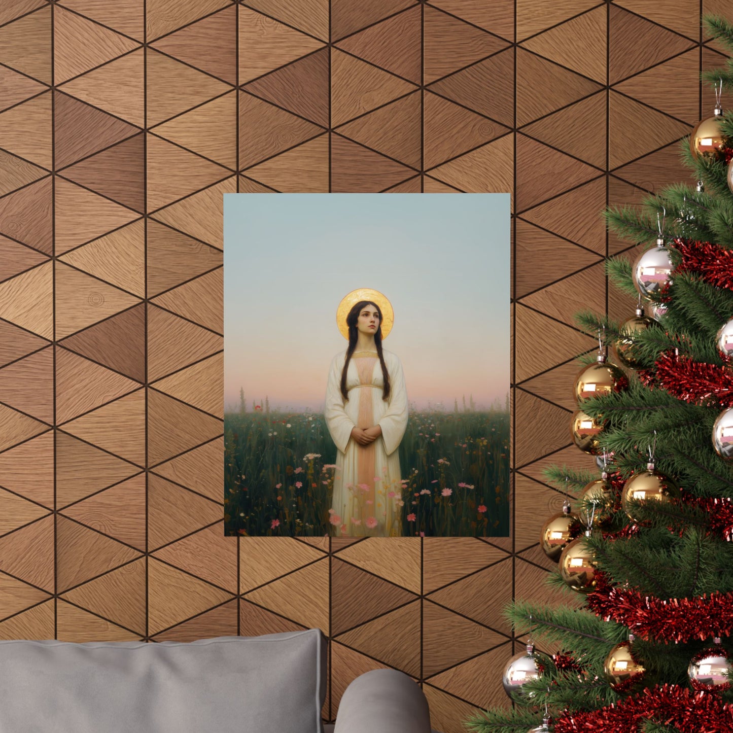 Saint Sabina - Sanctified Souls Print - Multiple Sizes - Premium Matte Vertical Posters - Patron Saint Art