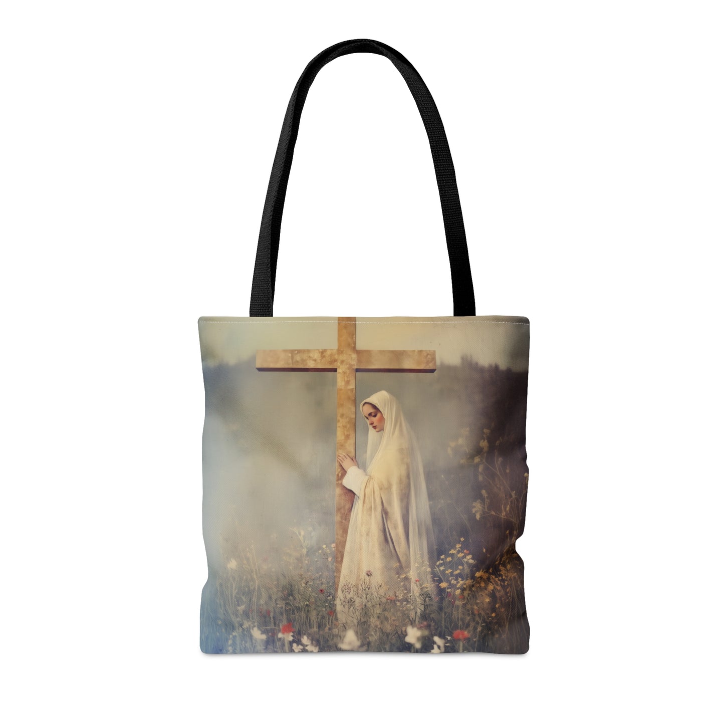 The Feast of the Exaltation of the Holy Cross - Tote Bag - Large Medium Small Faith Art Bag - Bible Study Faith Purse - Double Sided